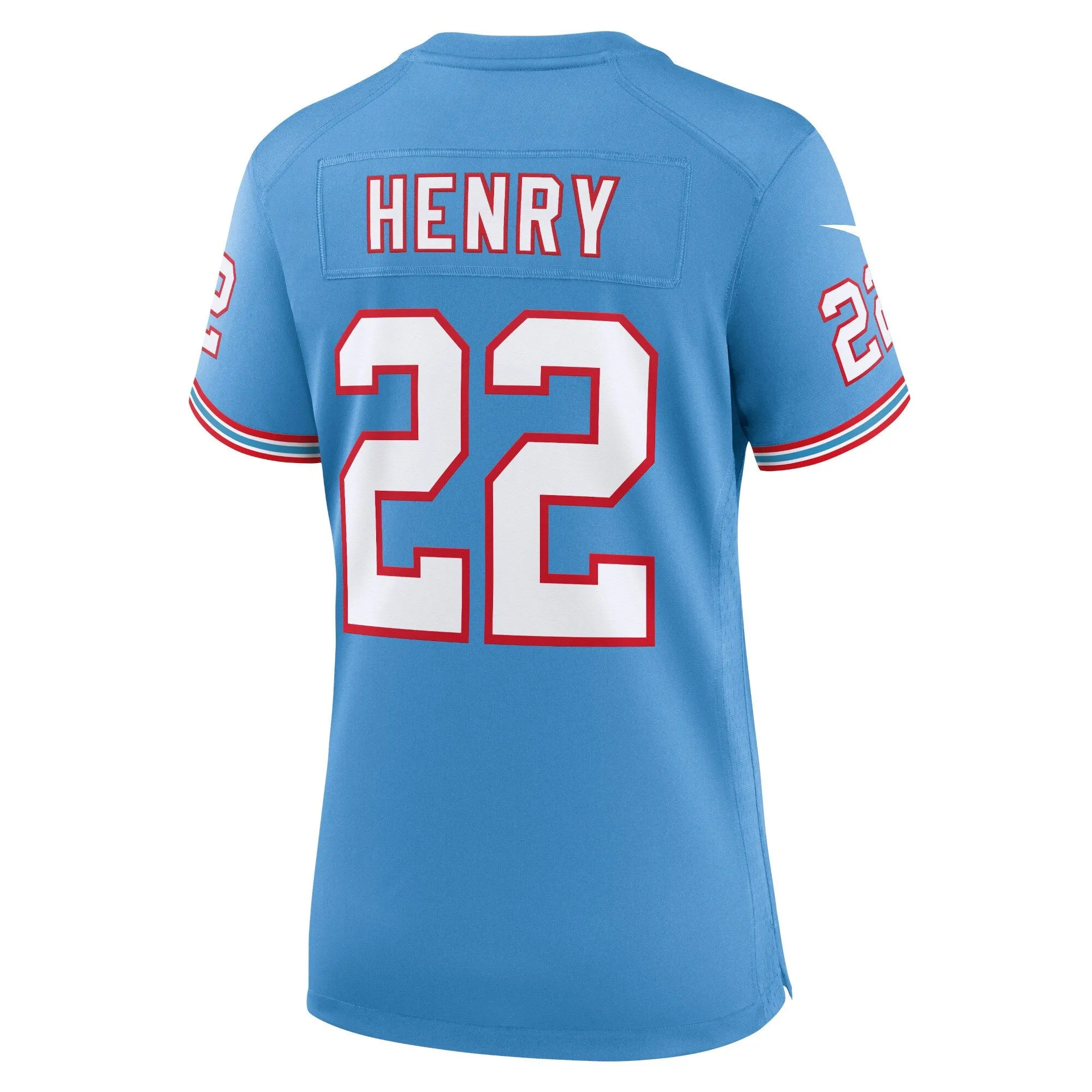 Derrick Henry Tennessee Titans  Women's Player Jersey - Light Blue