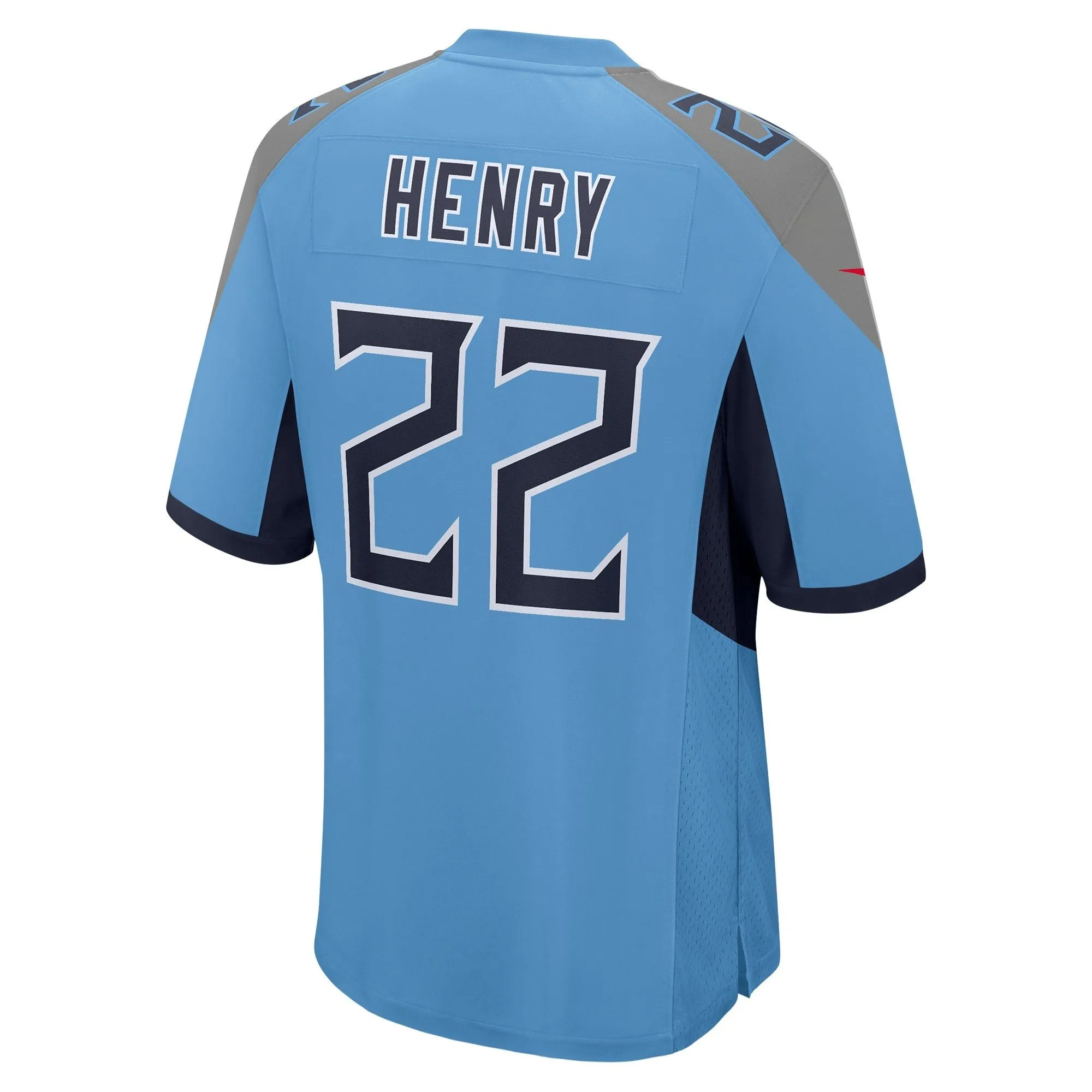 Derrick Henry Tennessee Titans  Youth Game Jersey - Light Blue