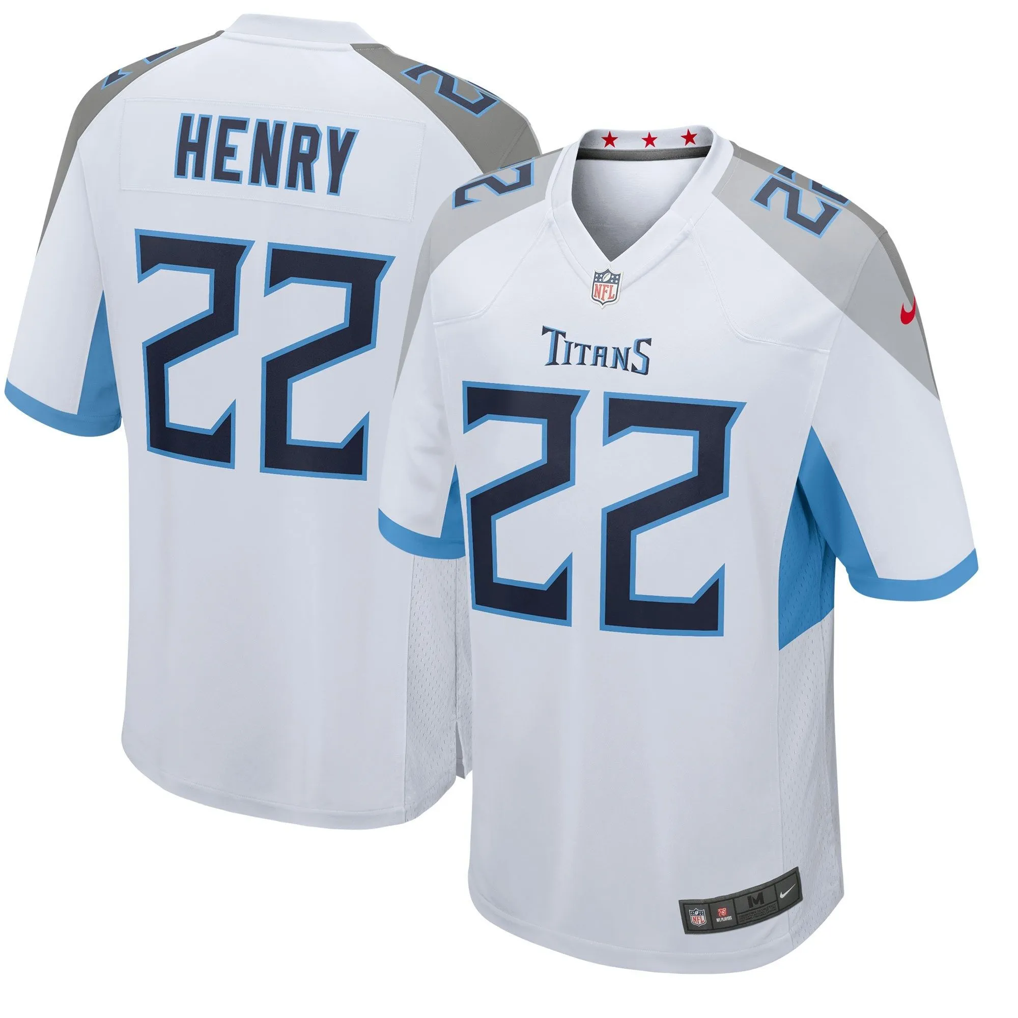 Derrick Henry Tennessee Titans  Youth Game Jersey - White