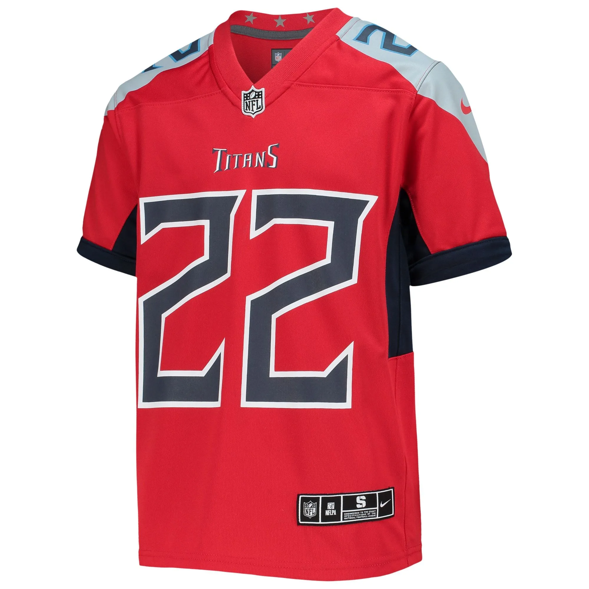 Derrick Henry Tennessee Titans  Youth Inverted Team Game Jersey - Red