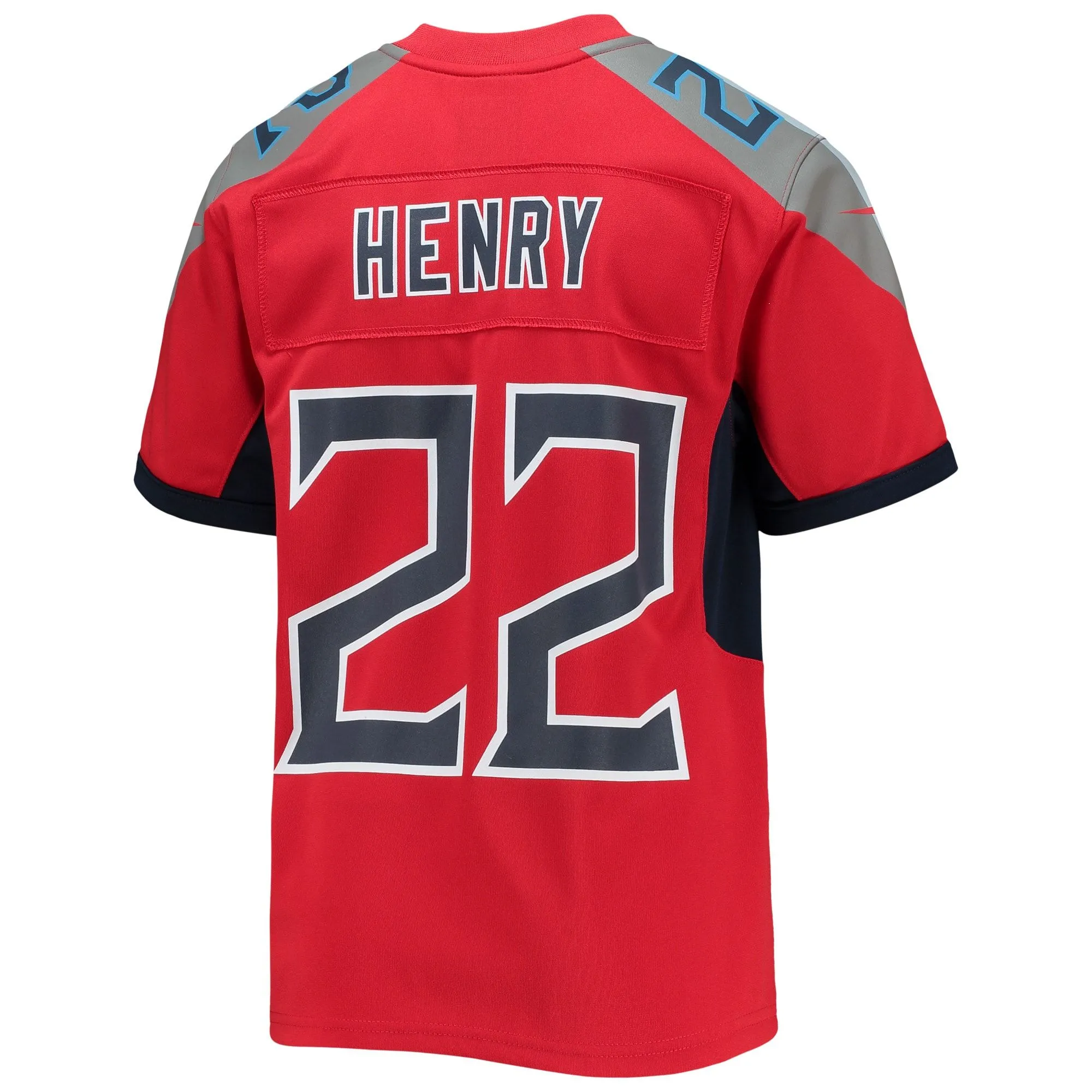 Derrick Henry Tennessee Titans  Youth Inverted Team Game Jersey - Red