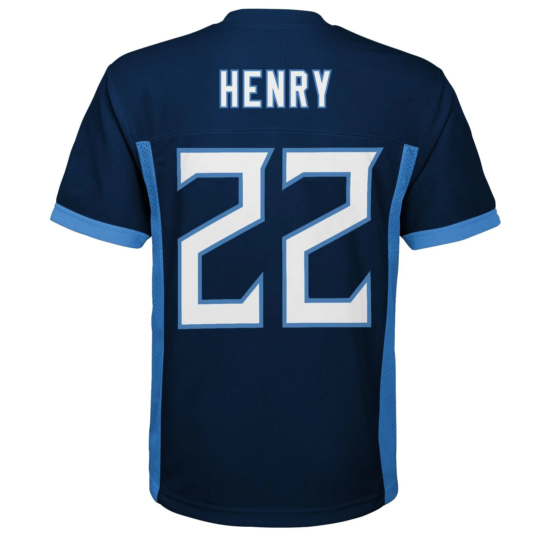 Derrick Henry Tennessee Titans Youth Replica Player Jersey - Navy