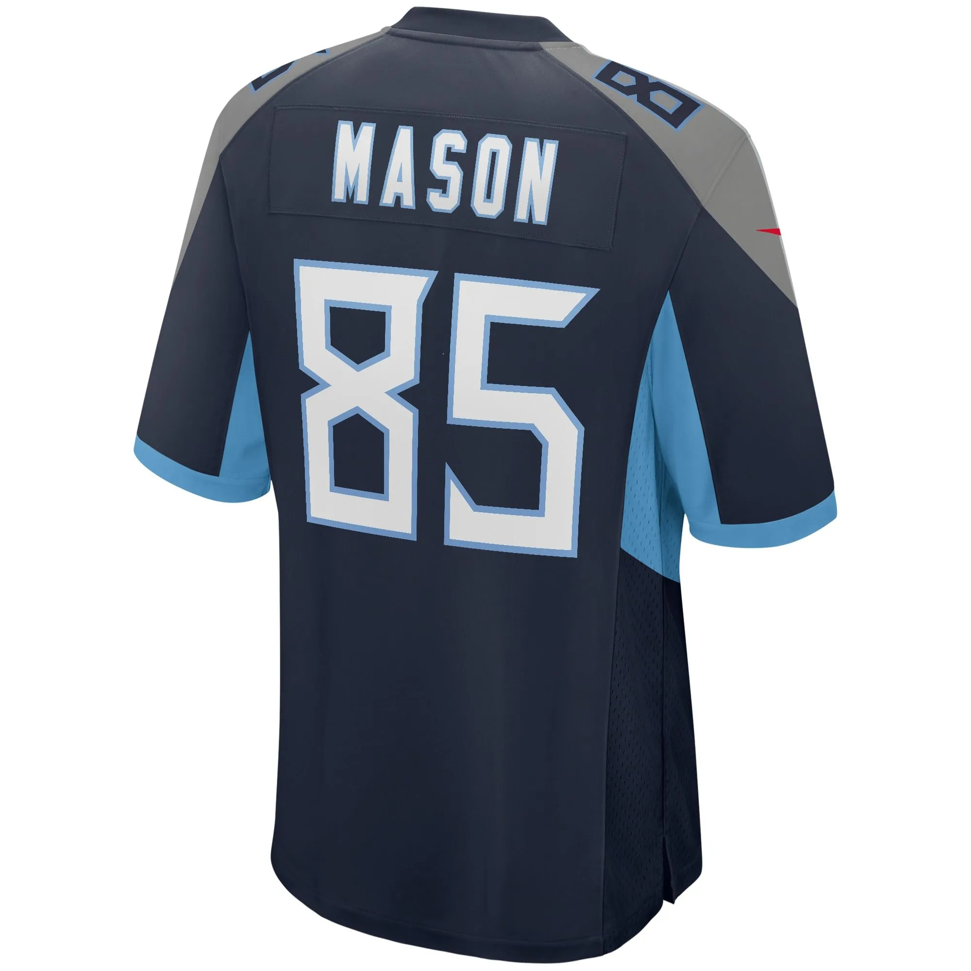 Derrick Mason Tennessee Titans  Game Retired Player Jersey - Navy