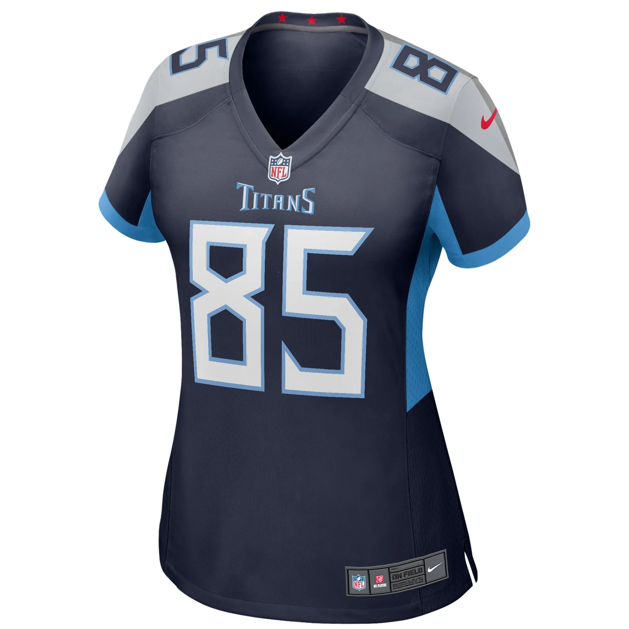 Derrick Mason Tennessee Titans  Women's Game Retired Player Jersey - Navy