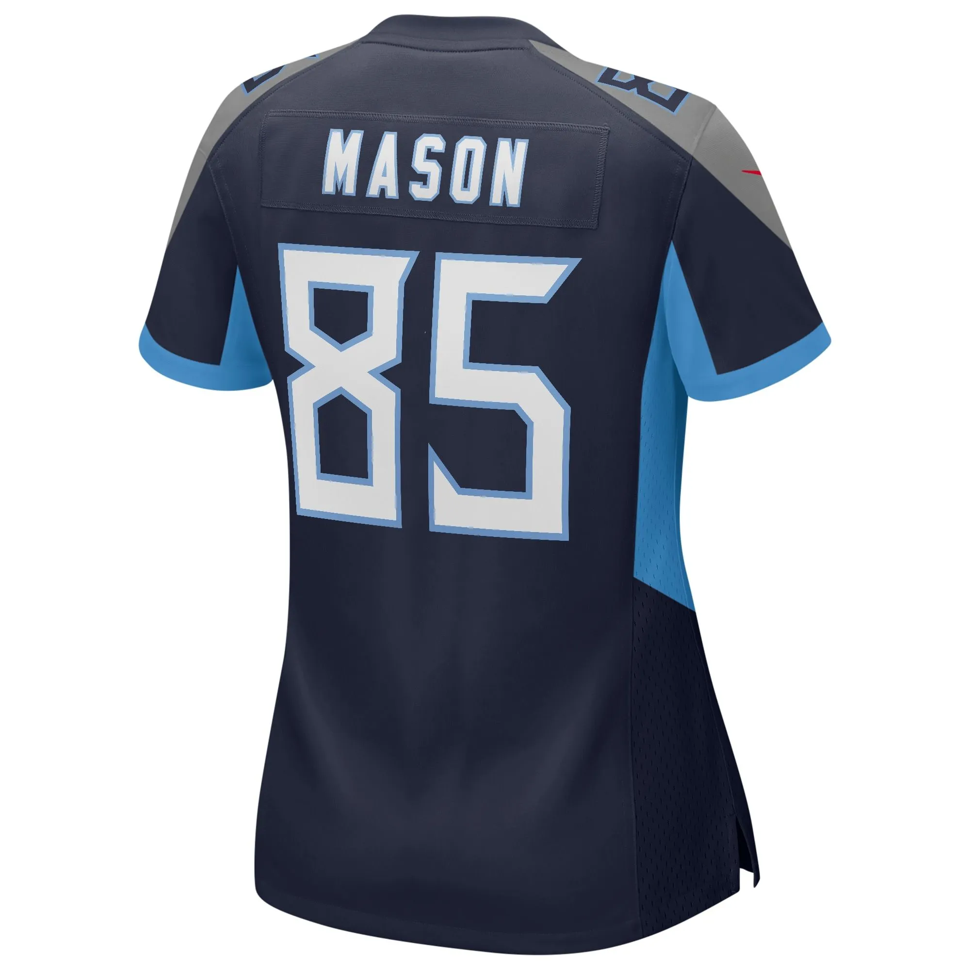 Derrick Mason Tennessee Titans  Women's Game Retired Player Jersey - Navy