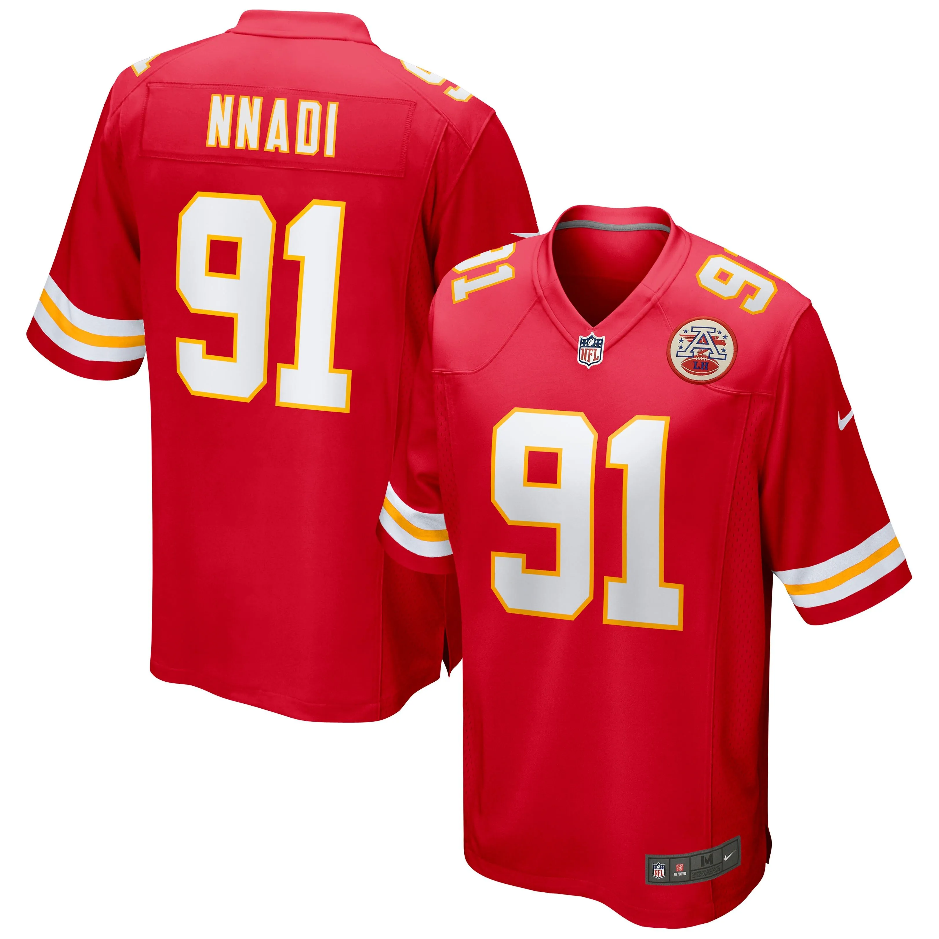 Derrick Nnadi Kansas City Chiefs  Game Jersey - Red