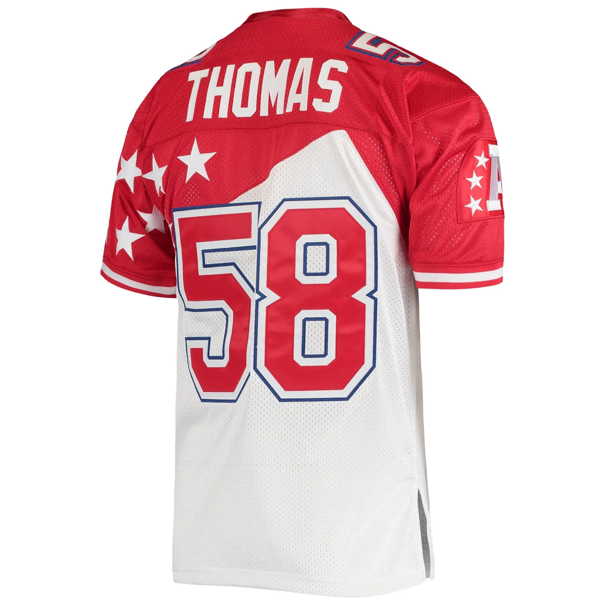 Derrick Thomas AFC Mitchell & Ness 1995 Pro Bowl  Jersey - White/Red