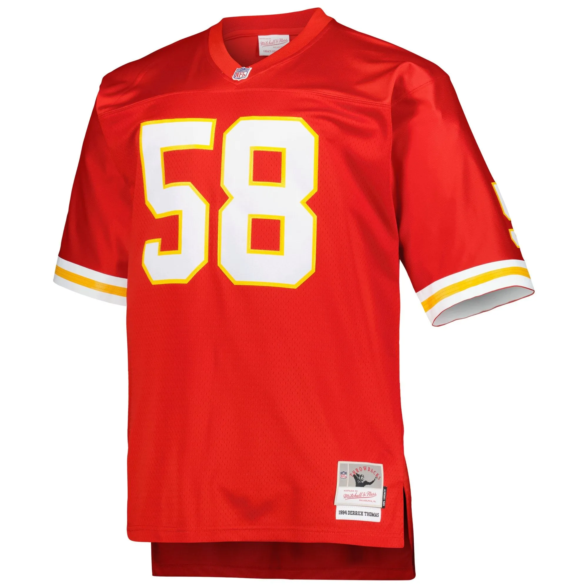 Derrick Thomas Kansas City Chiefs Mitchell & Ness Big & Tall 1994 Retired Player Replica Jersey - Red