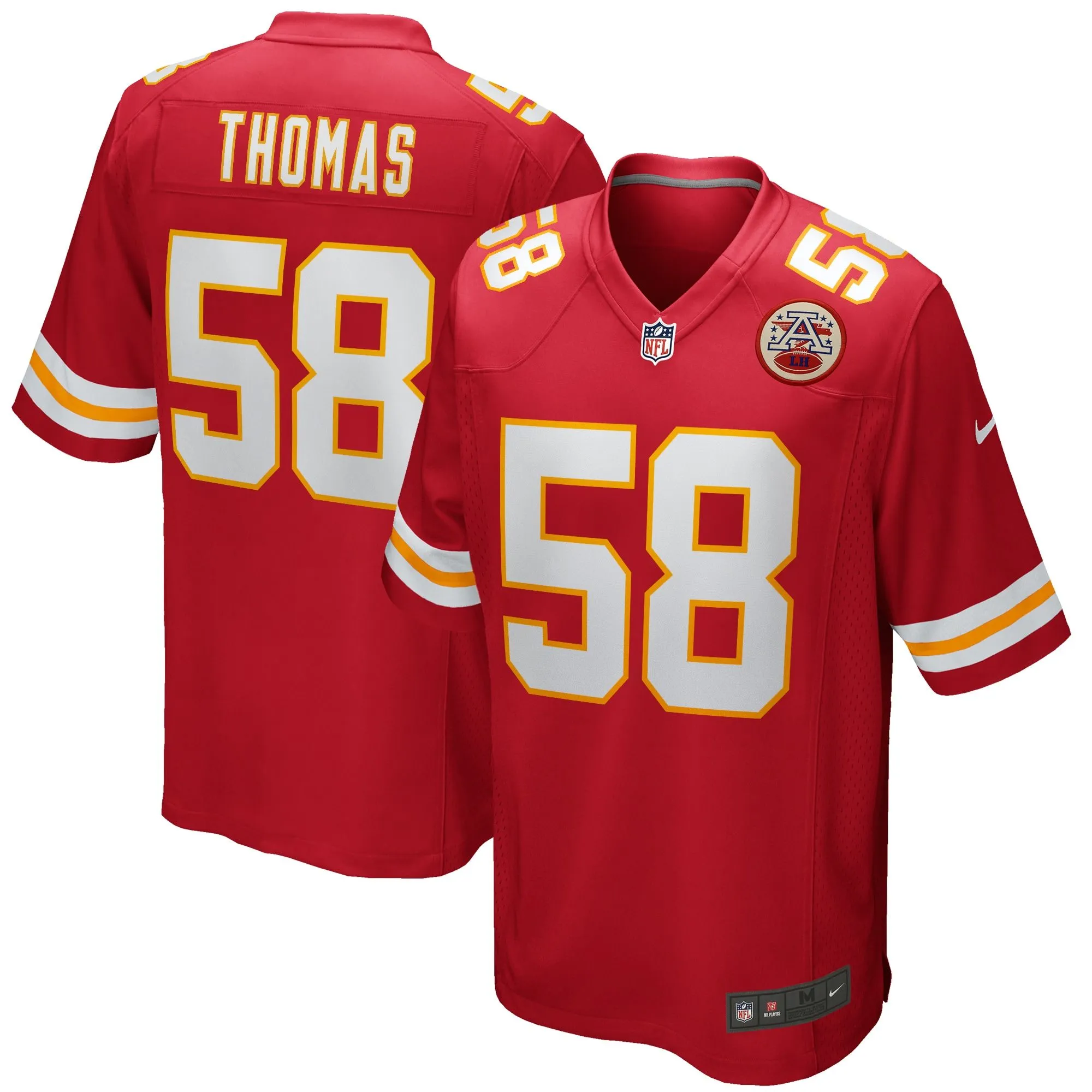 Derrick Thomas Kansas City Chiefs  Game Retired Player Jersey - Red