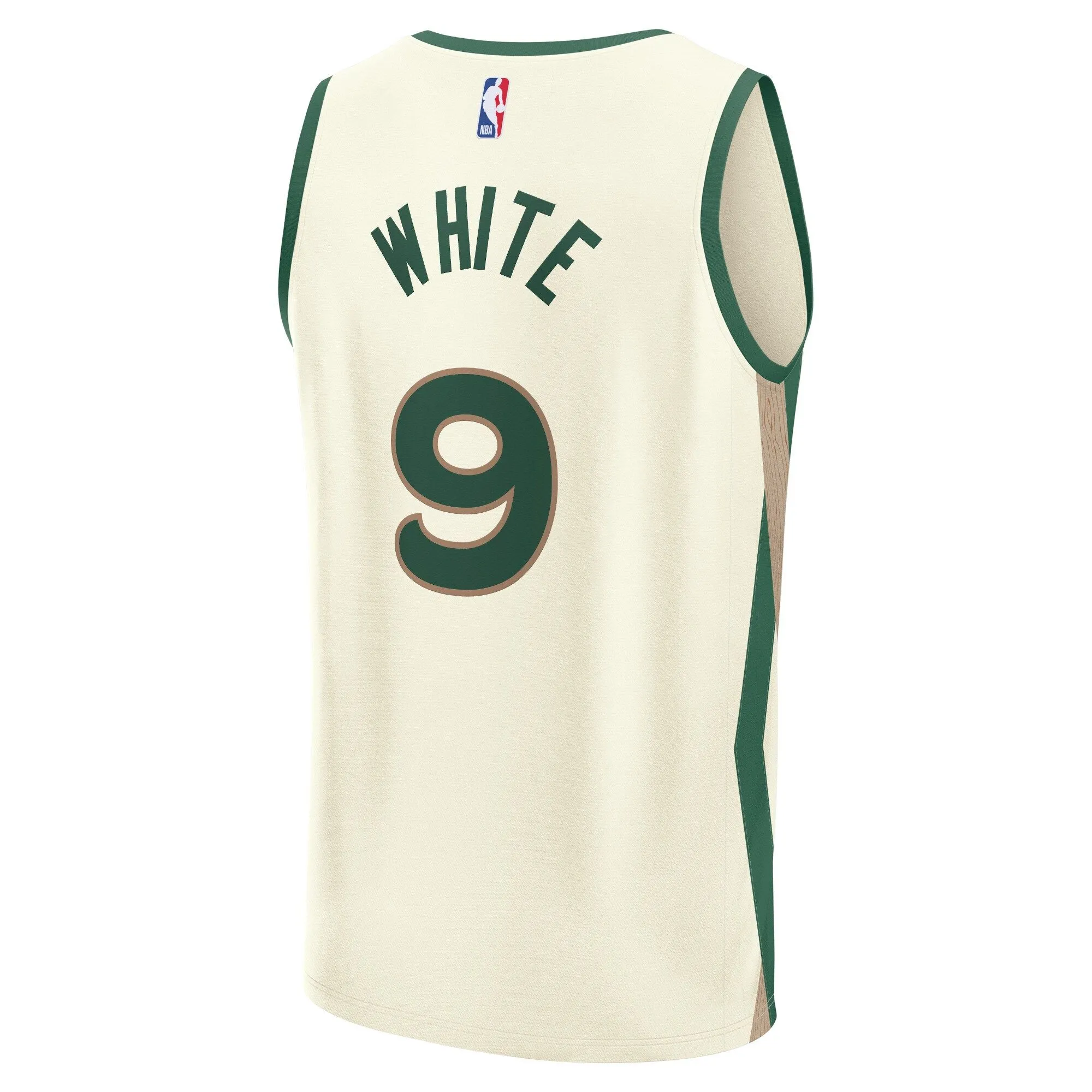 Derrick White Boston Celtics Fanatics Branded Fast Break Jersey - White - City Edition