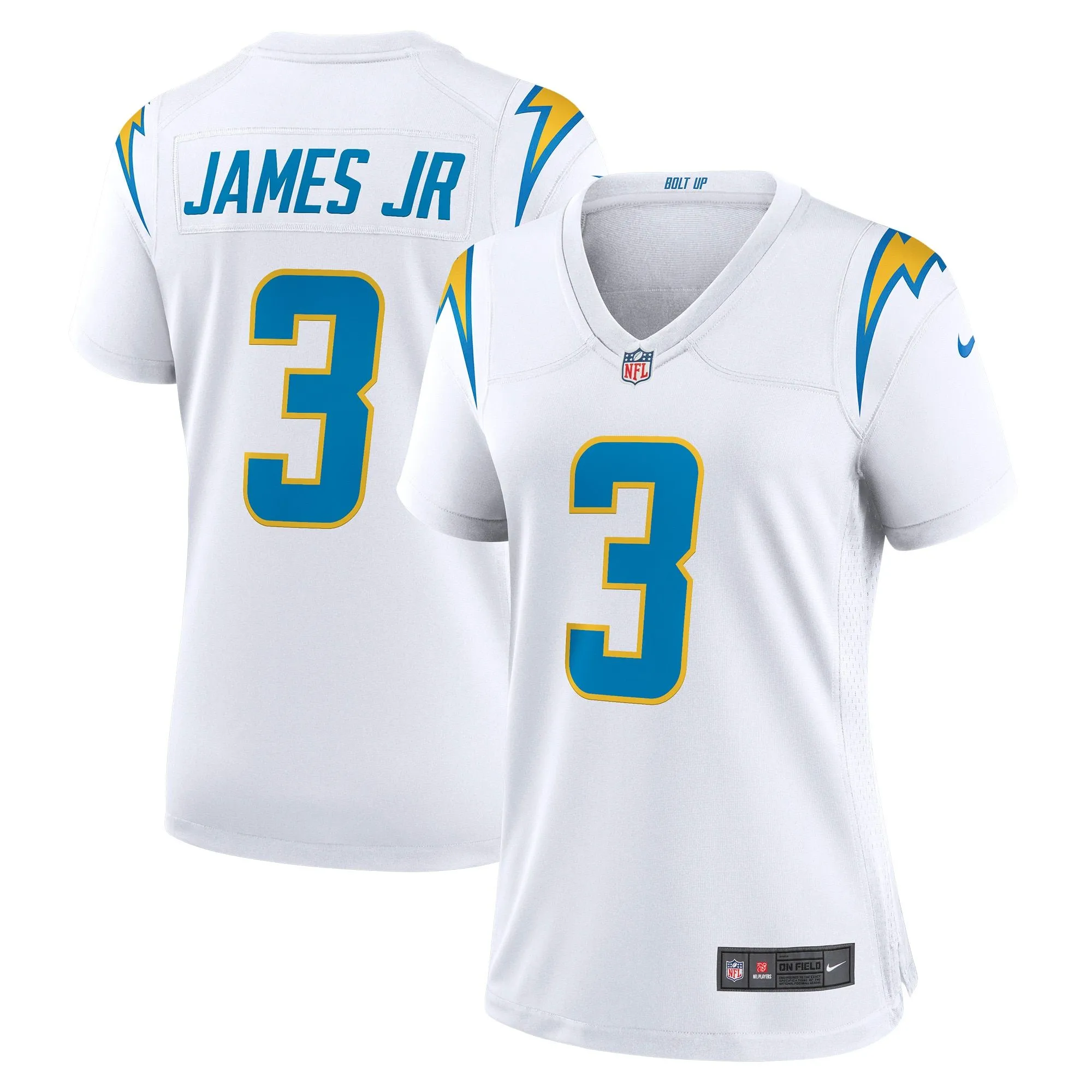 Derwin James Jr. Los Angeles Chargers  Women's Game Jersey - White