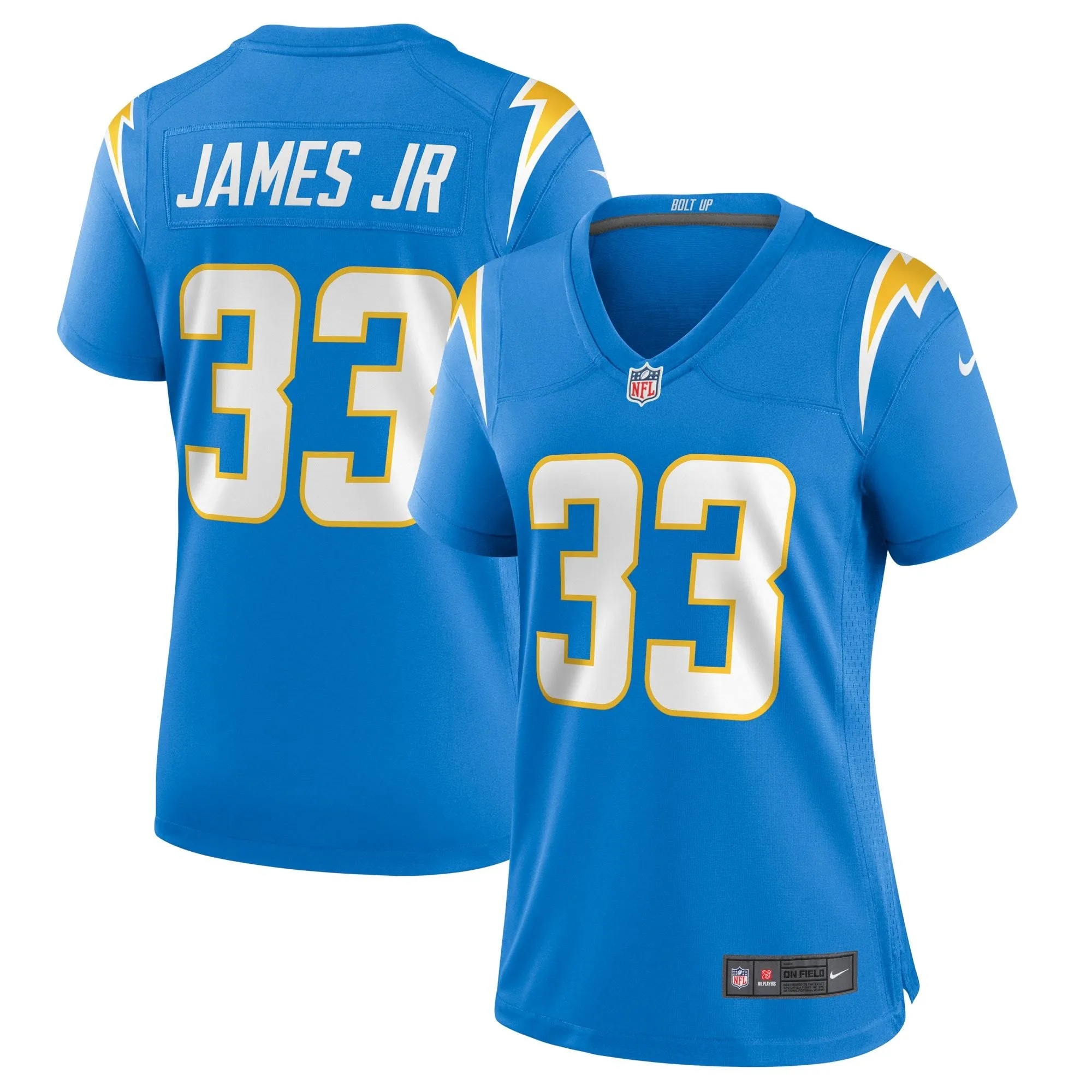 Derwin James Los Angeles Chargers  Women's Game Jersey - Powder Blue