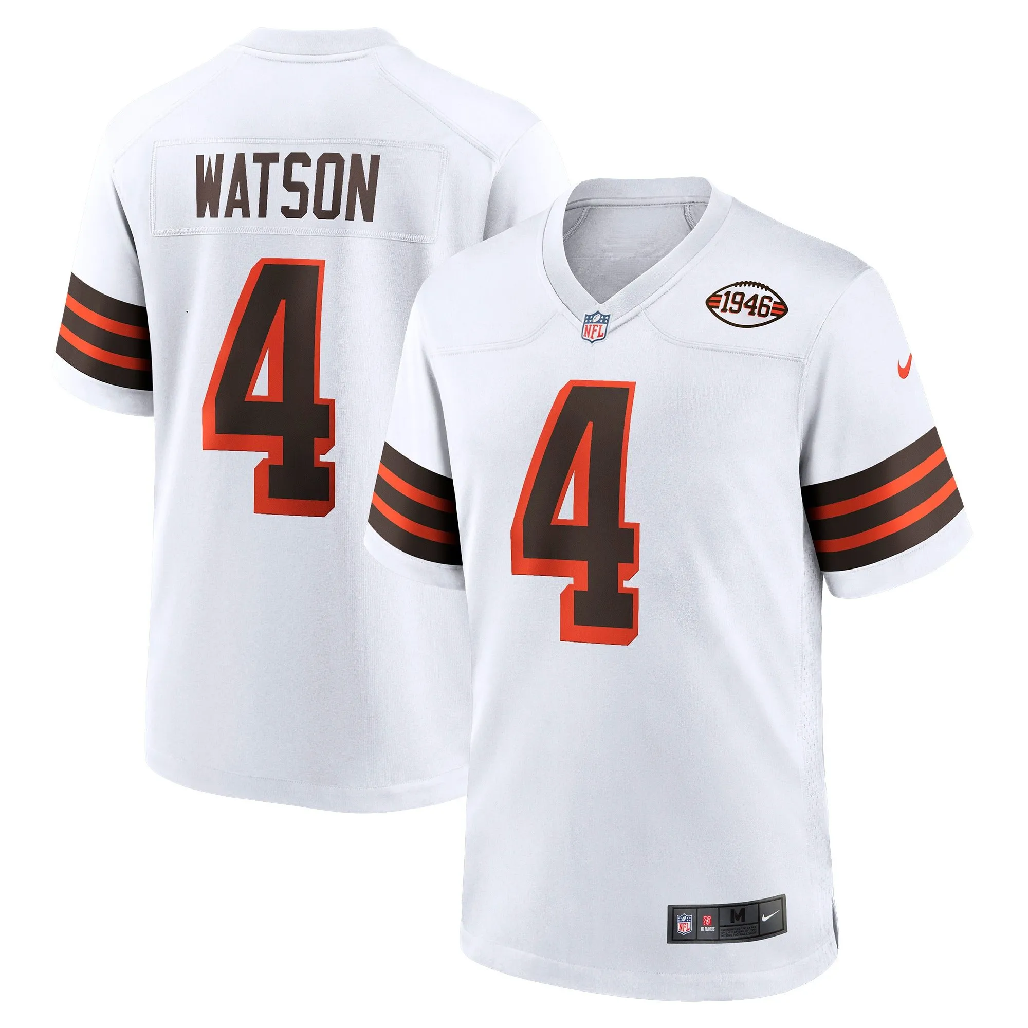 Deshaun Watson Cleveland Browns  Alternate Game Jersey - White