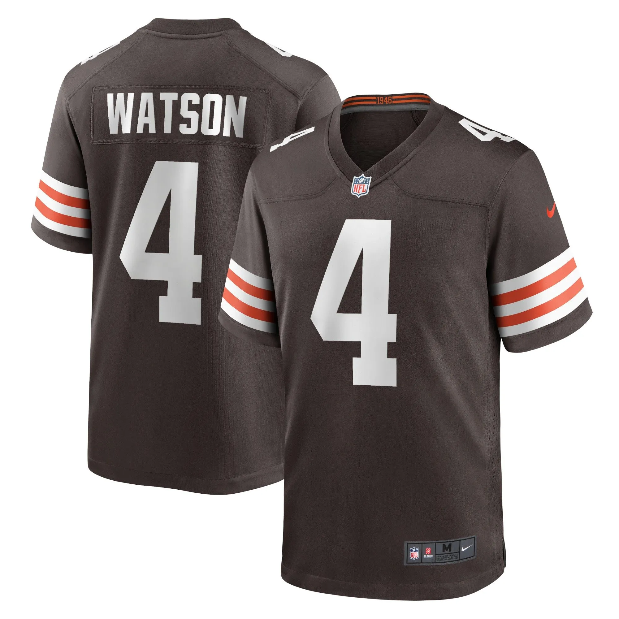 Deshaun Watson Cleveland Browns  Game Jersey - Brown