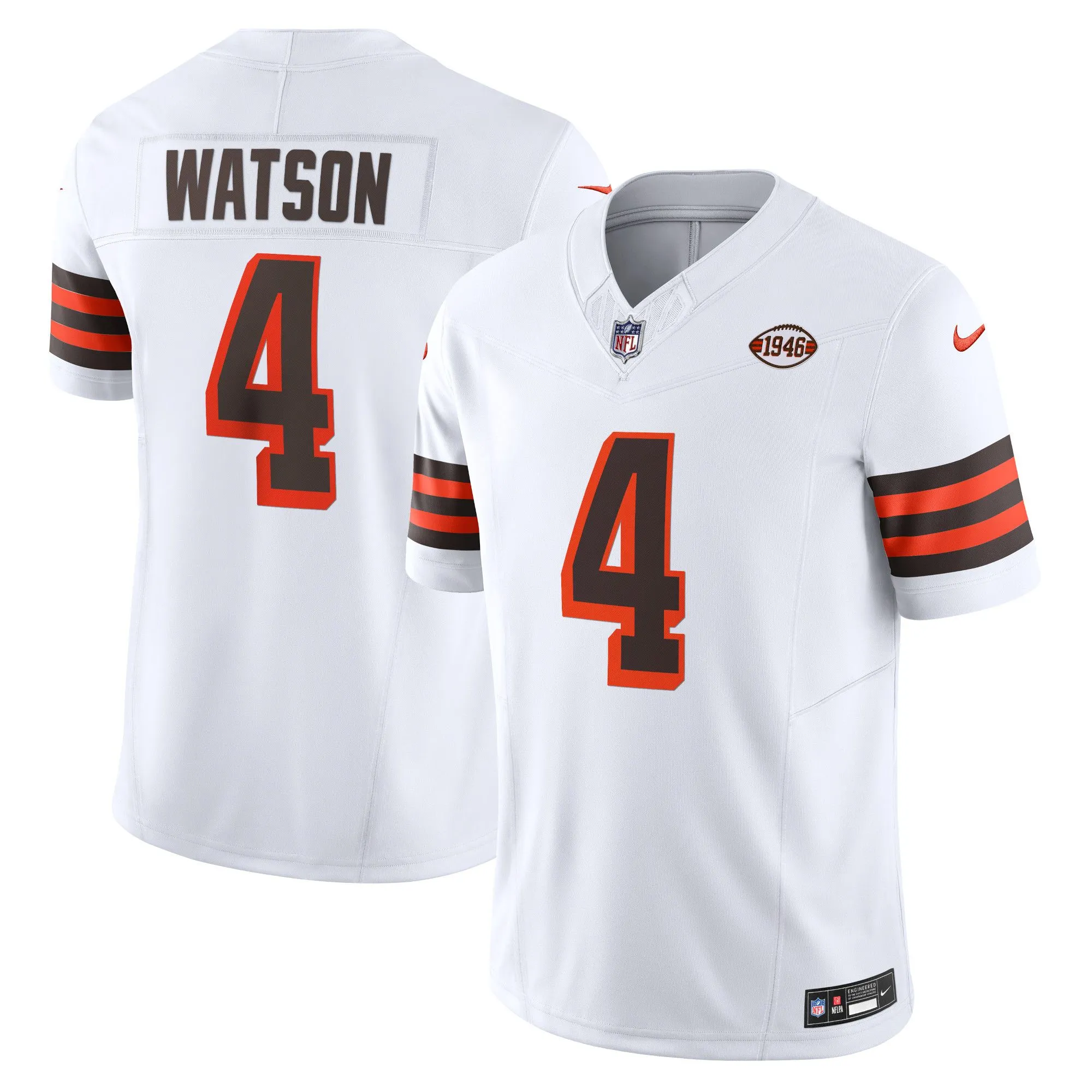 Deshaun Watson Cleveland Browns  Vapor F.U.S.E. Limited Jersey - White