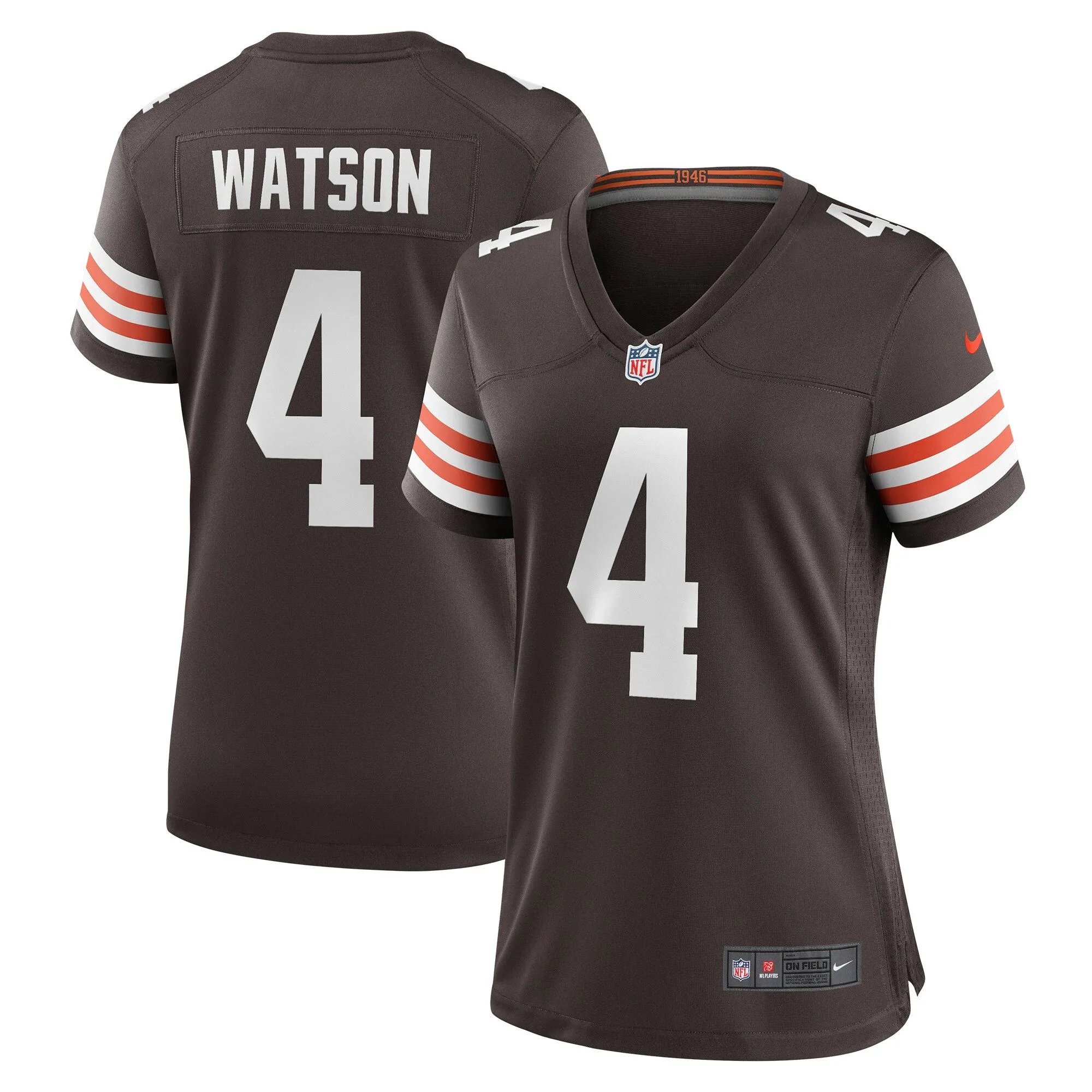 Deshaun Watson Cleveland Browns  Women's Player Jersey - Brown