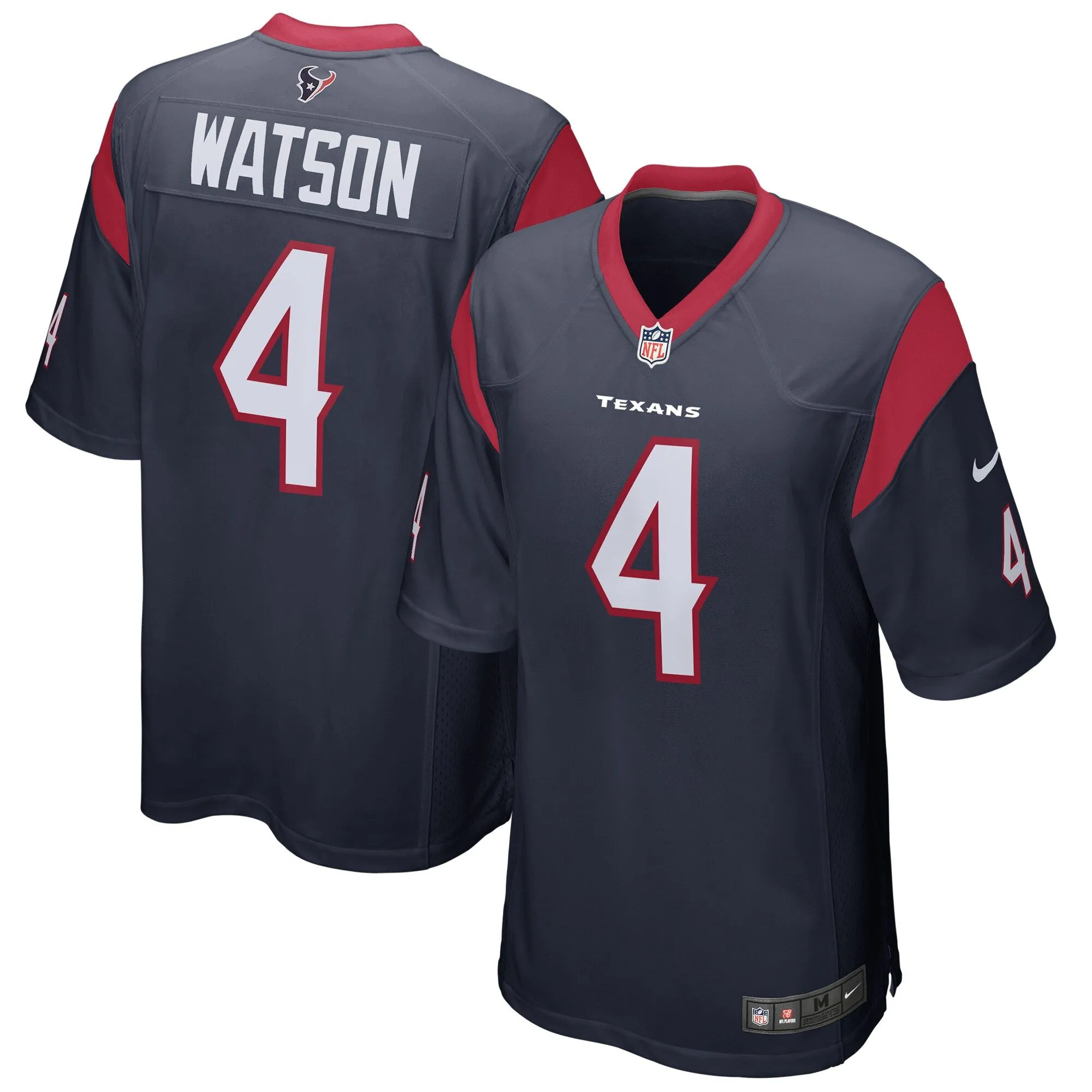 Deshaun Watson Houston Texans  Game Jersey - Navy