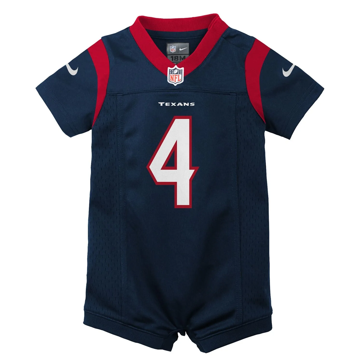 Deshaun Watson Houston Texans  Infant Romper Jersey - Navy