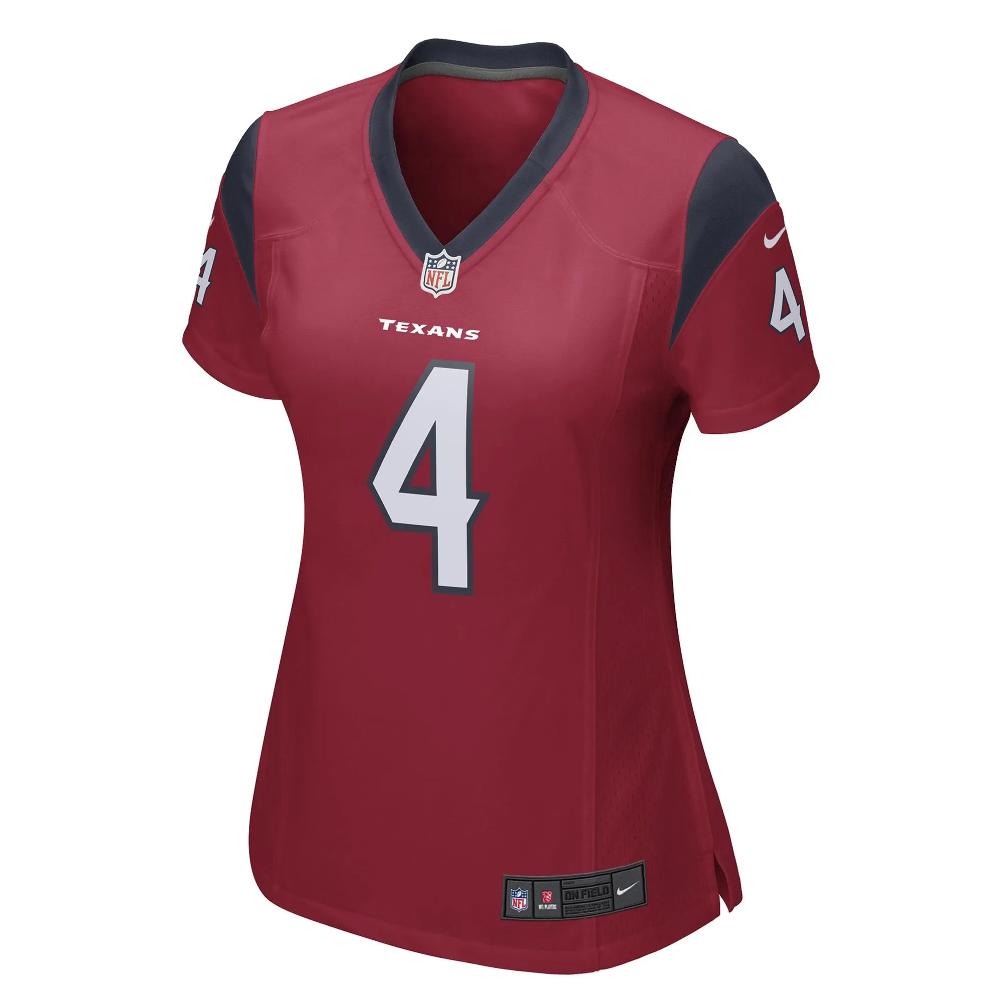 Deshaun Watson Houston Texans  Women's Player Game Jersey - Red