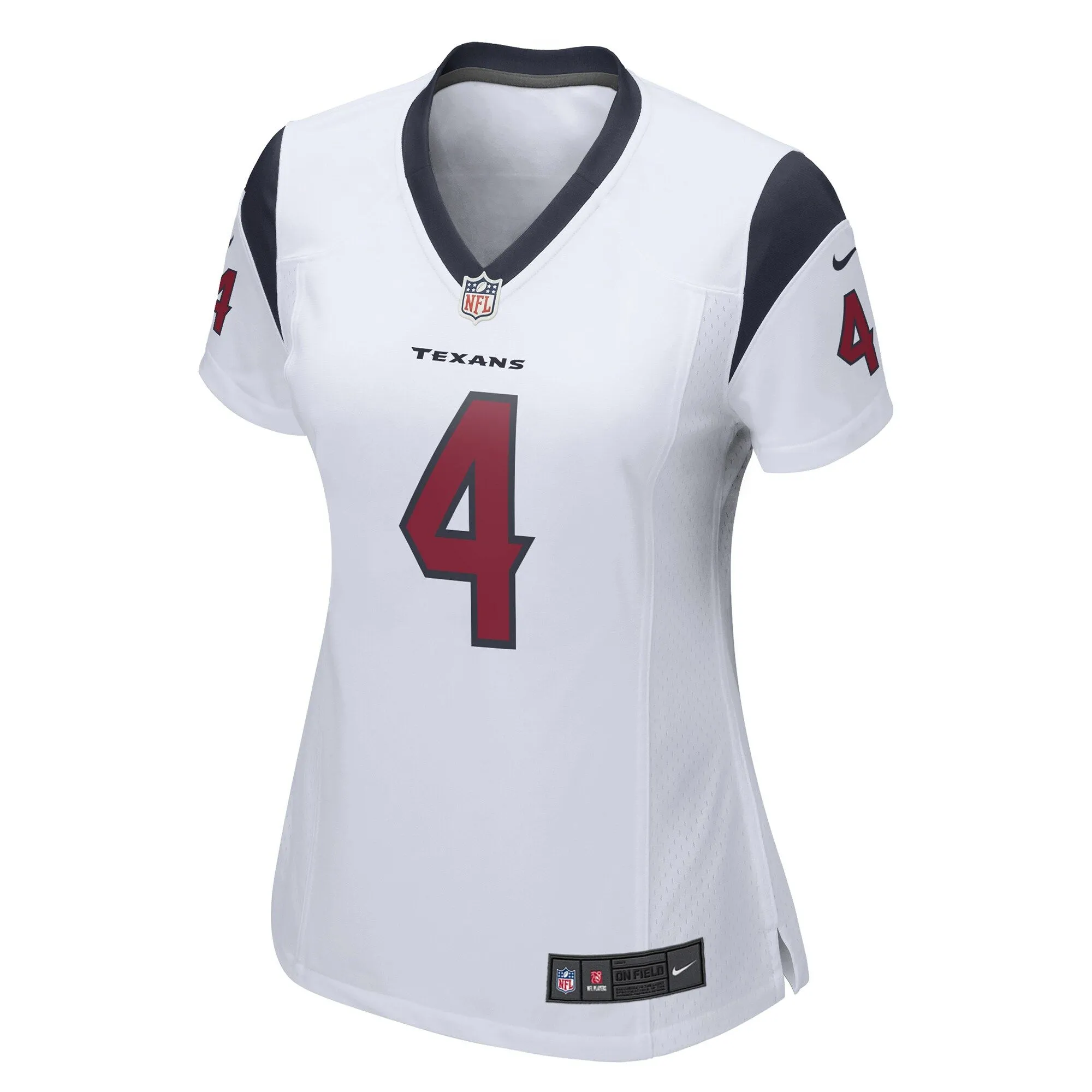 Deshaun Watson Houston Texans  Women's Player Game Jersey - White