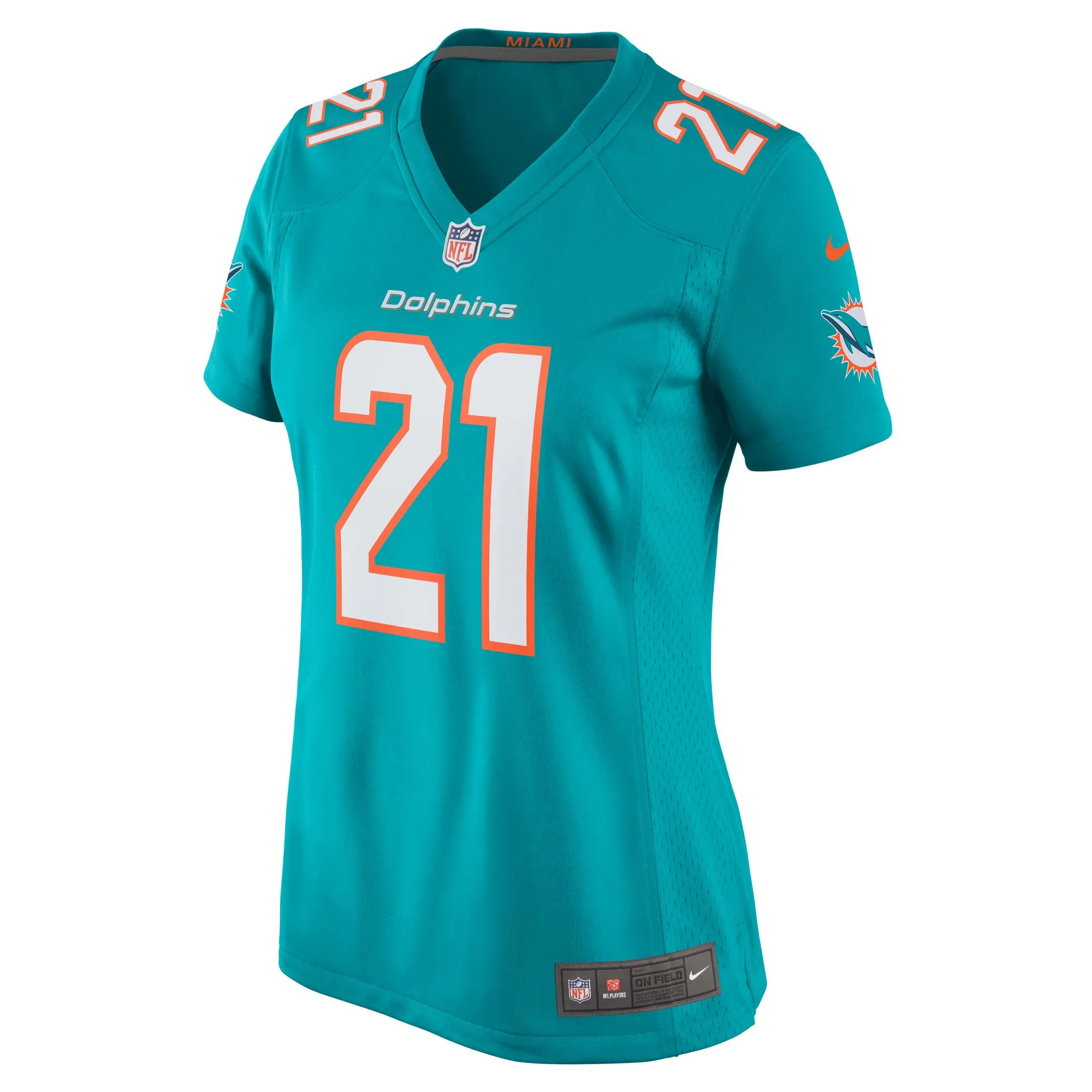 DeShon Elliott Miami Dolphins  Women's  Women's All Player Jersey - Aqua