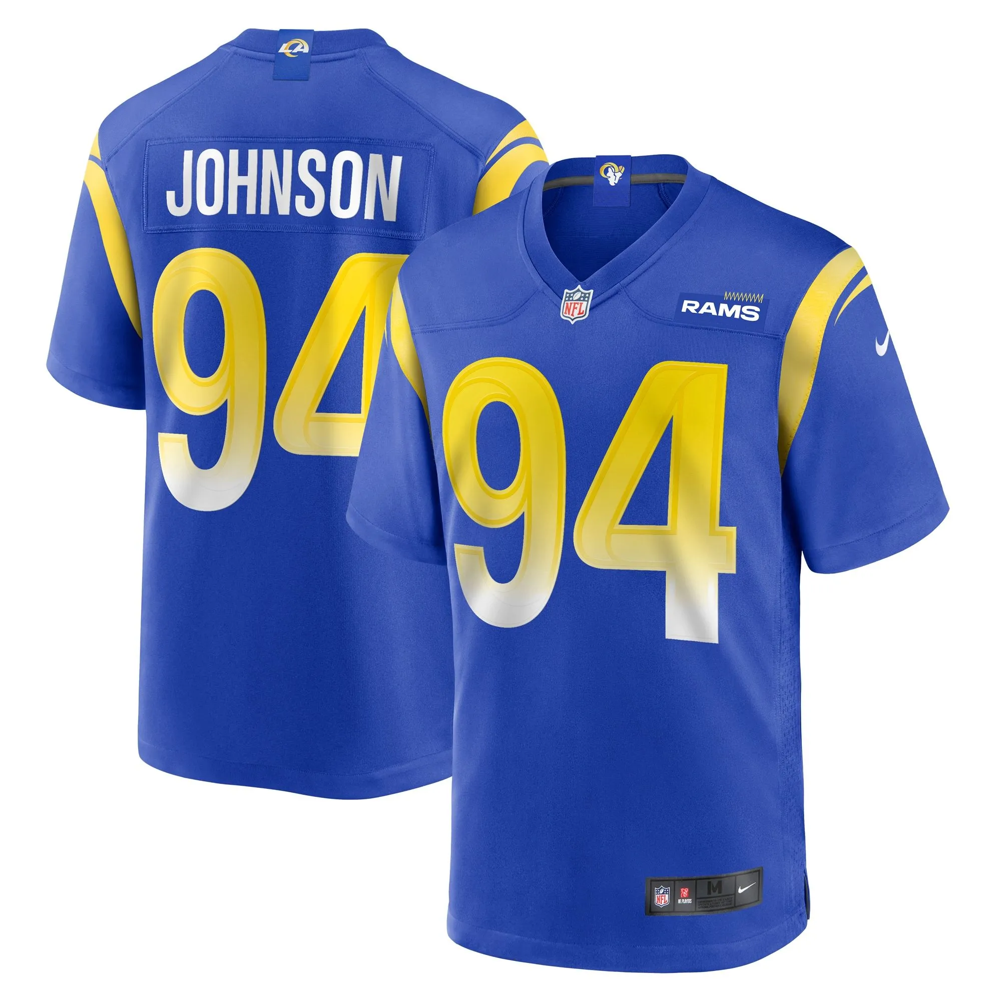 Desjuan Johnson Los Angeles Rams  Home Game Jersey - Royal