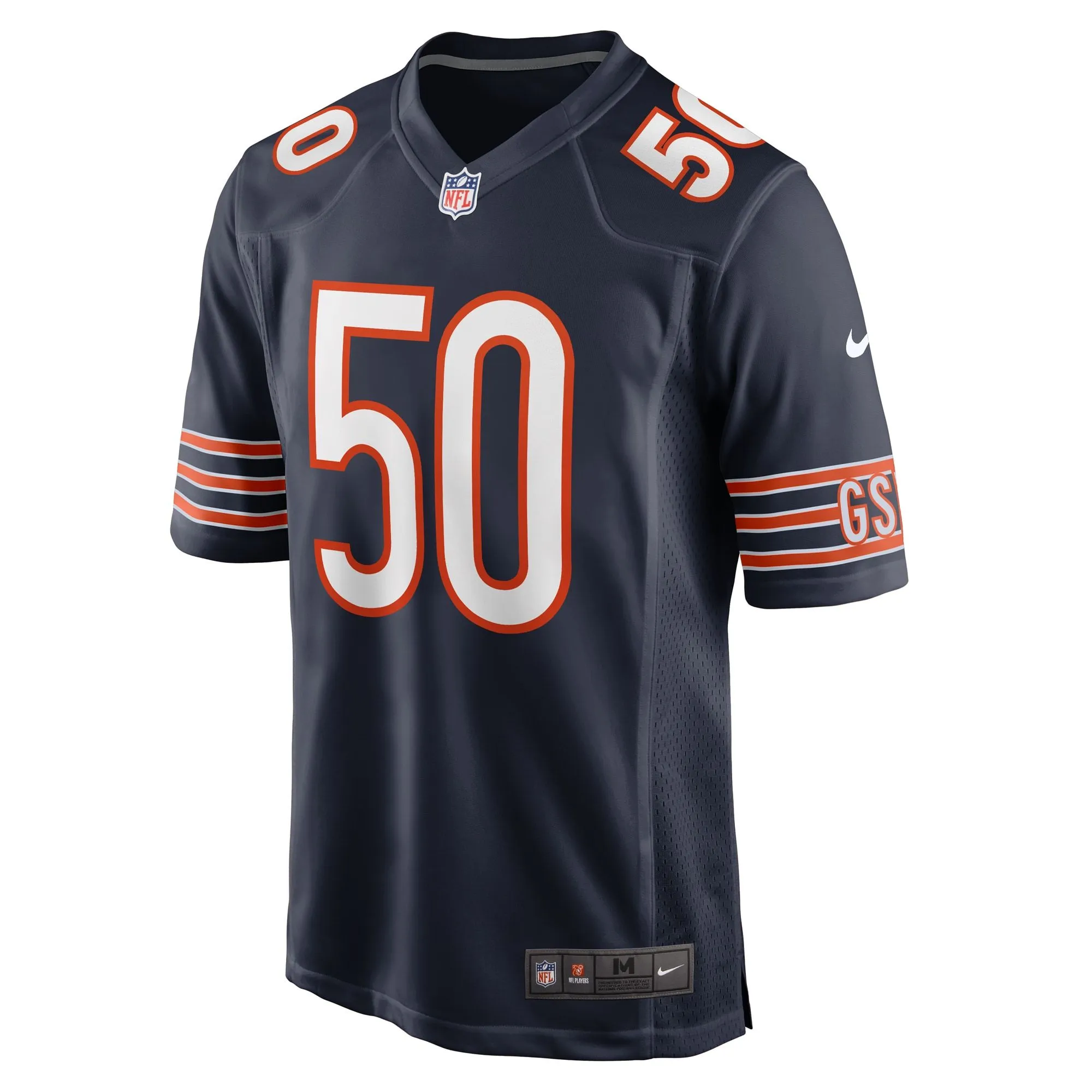 Deslin Alexandre Chicago Bears  Team Game Jersey -  Navy