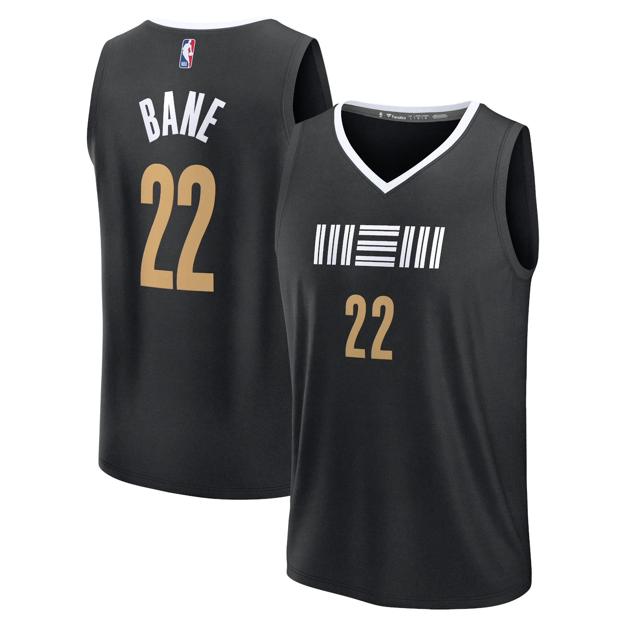 Desmond Bane Memphis Grizzlies Fanatics Branded Fast Break Jersey - Black - City Edition