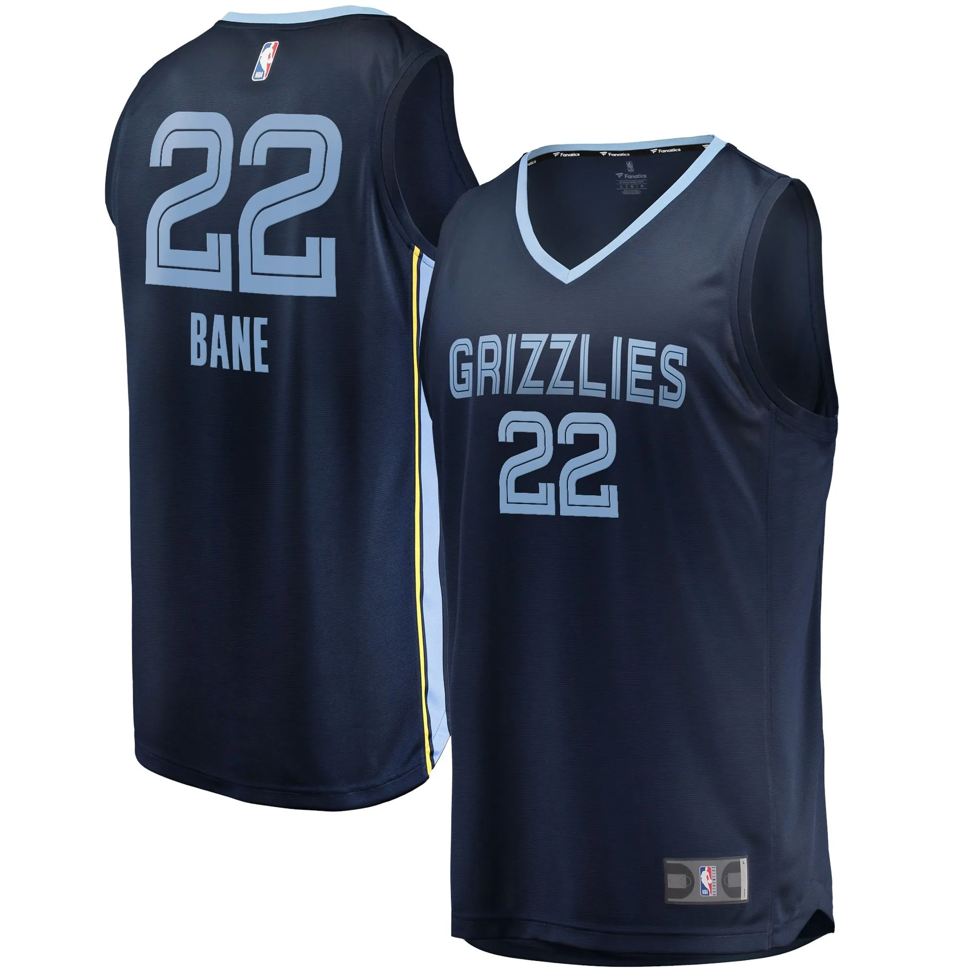 Desmond Bane Memphis Grizzlies Fanatics Branded Fast Break Replica Jersey - Icon Edition - Navy