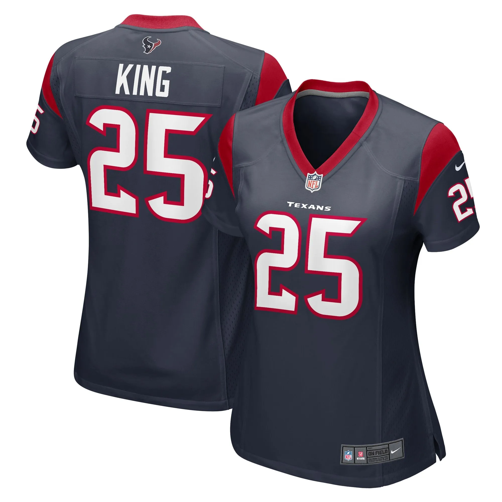 Desmond King Houston Texans  Women's  Game Jersey -  Navy