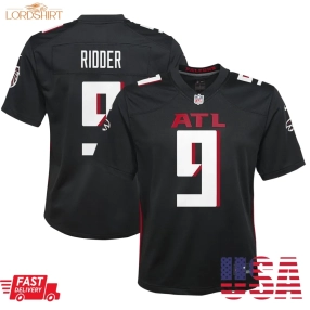 Desmond Ridder Atlanta Falcons  Youth Game Jersey   Black