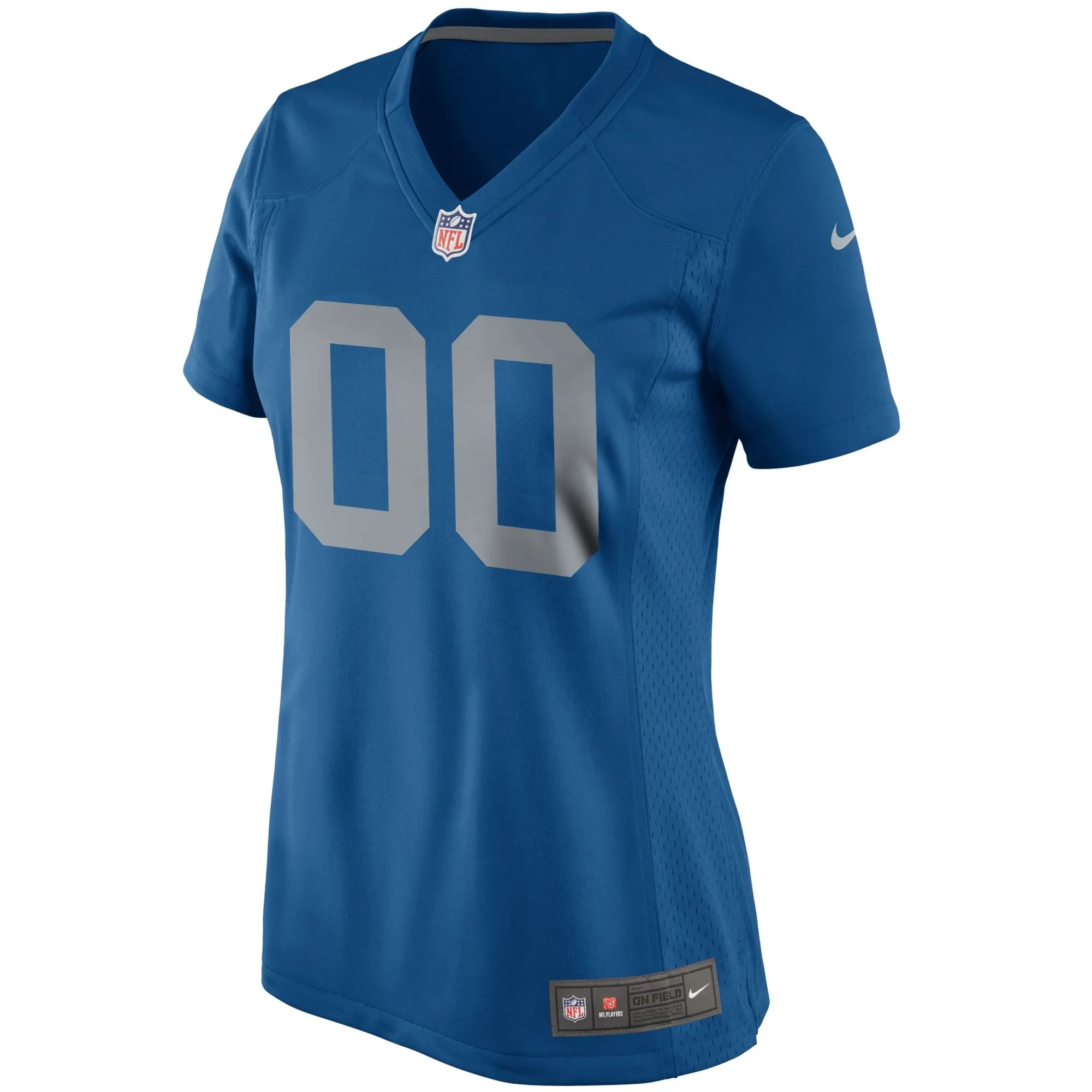 Detroit Lions  Women's Throwback Custom Game Jersey - Blue