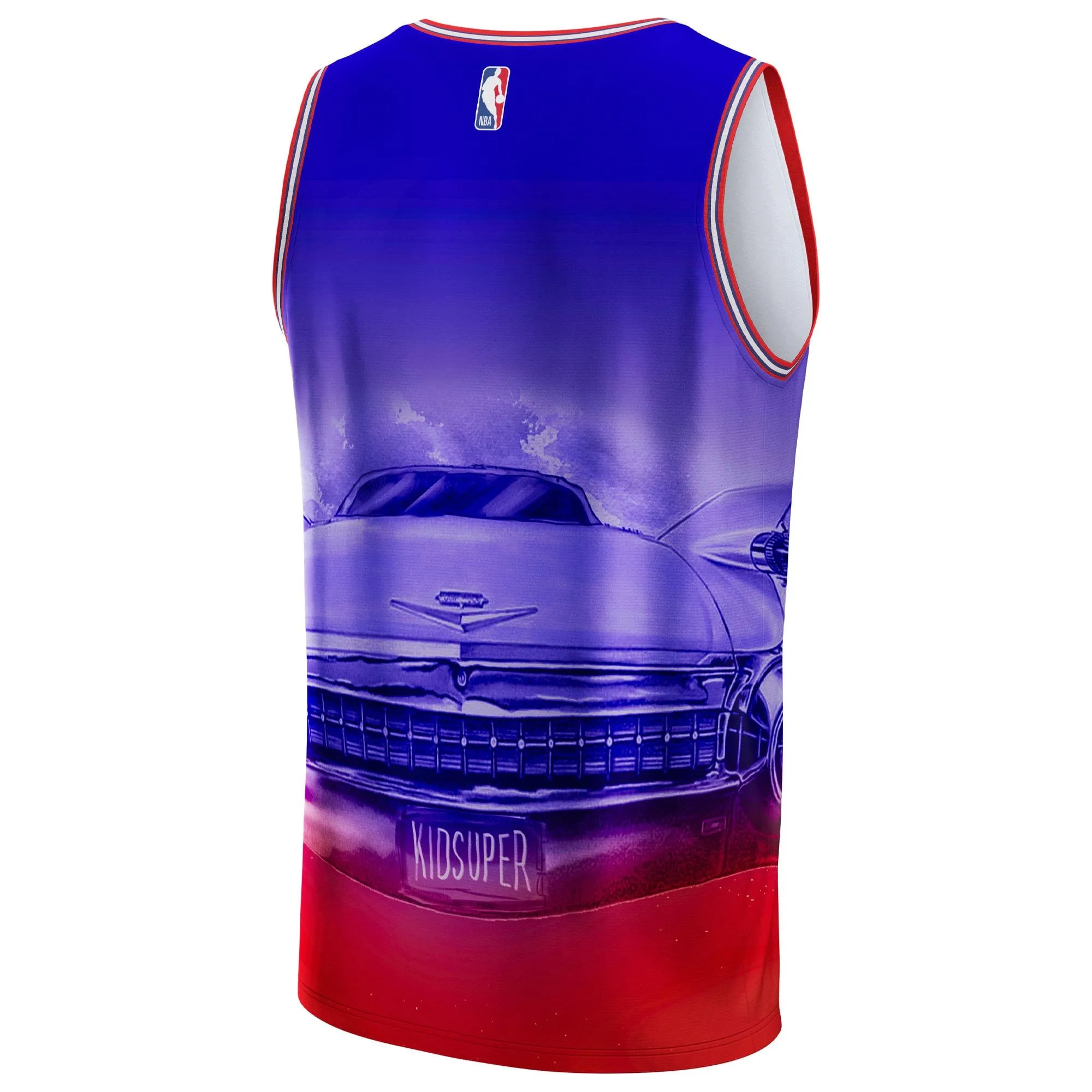 Detroit Pistons NBA & KidSuper Studios By Fanatics Unisex Hometown Jersey - Red