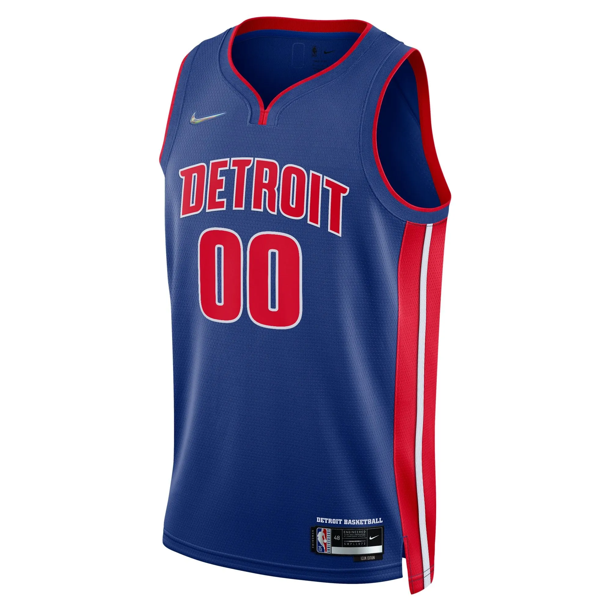 Detroit Pistons  2021/22 Diamond Swingman Custom Jersey - Icon Edition - Blue