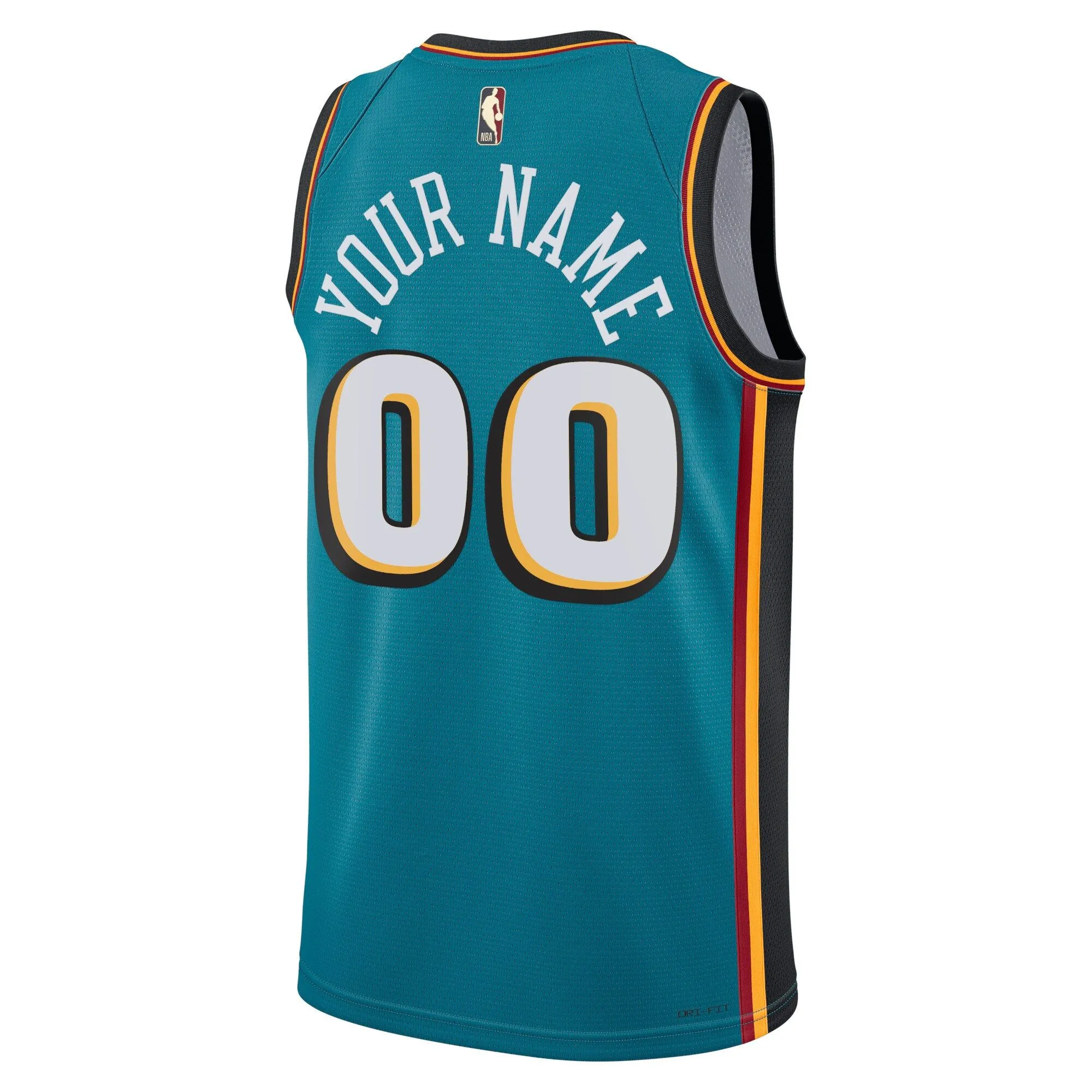 Detroit Pistons  Unisex 2022/23 Custom Swingman Jersey - Classic Edition - Teal