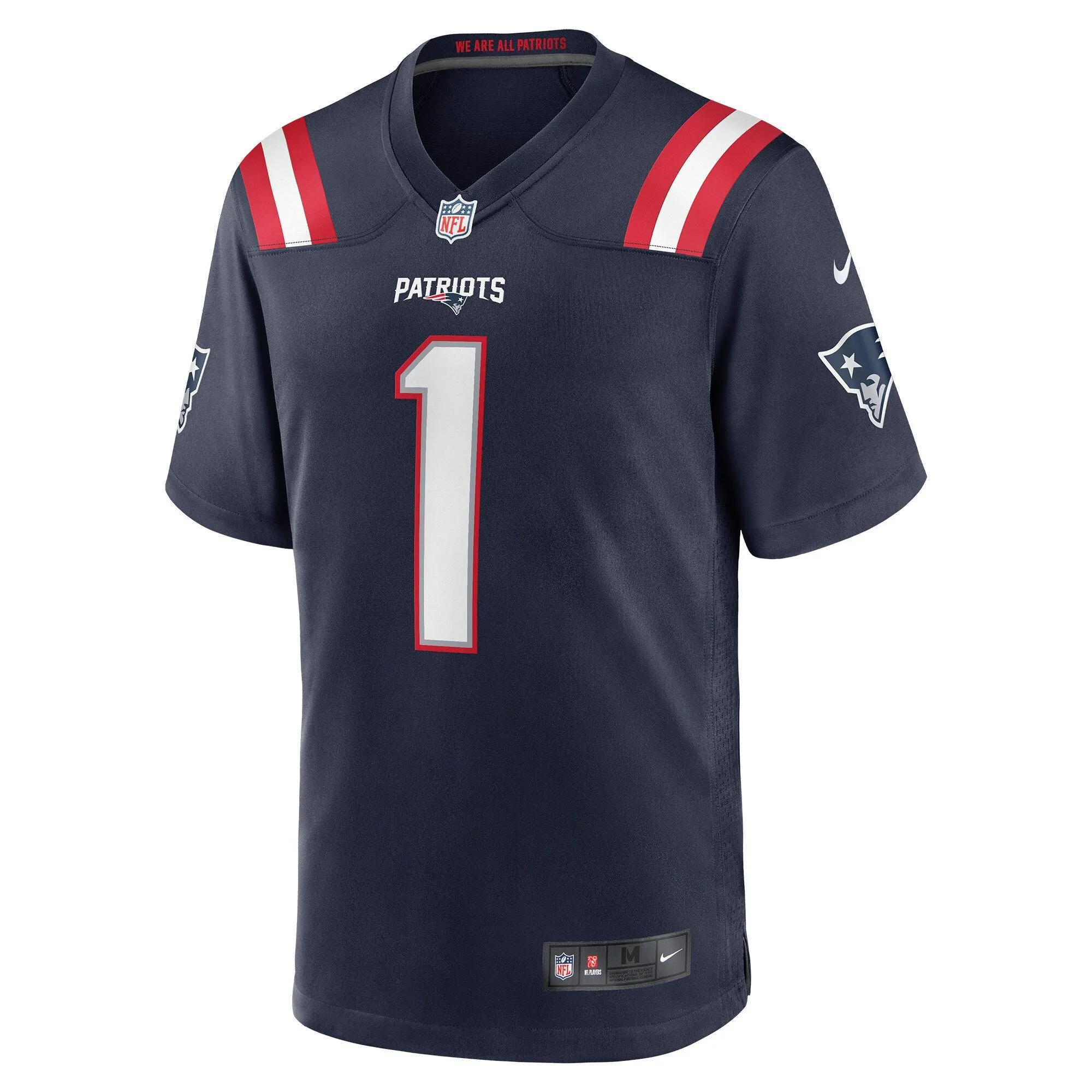 DeVante Parker New England Patriots  Game Jersey - Navy