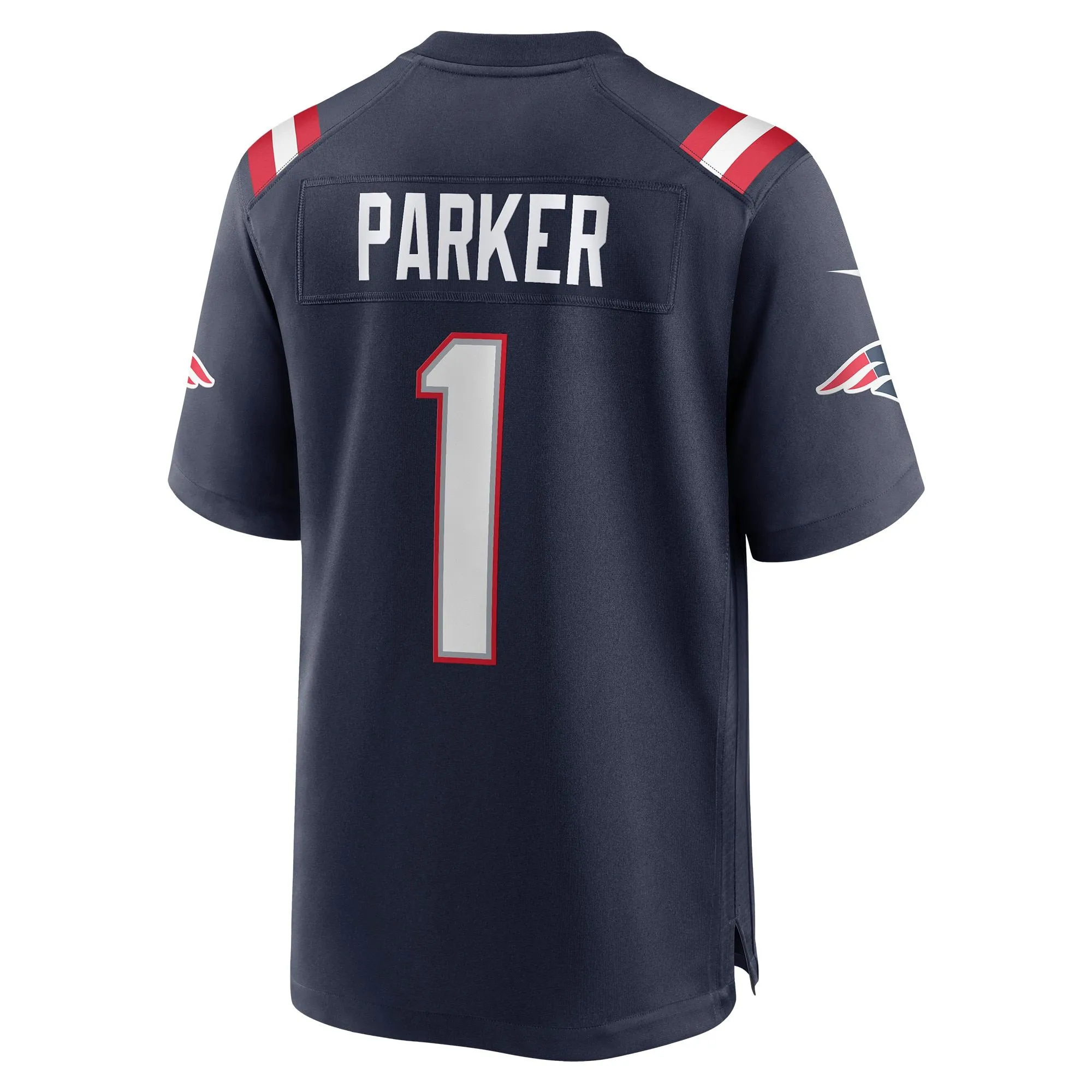 DeVante Parker New England Patriots  Game Jersey - Navy