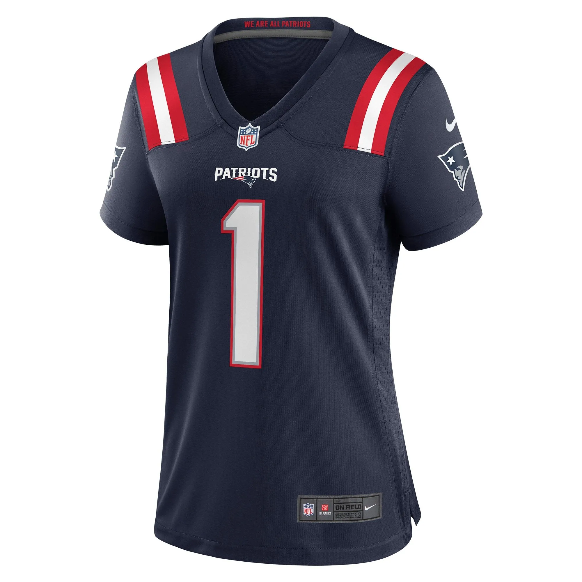 DeVante Parker New England Patriots  Women's Game Jersey - Navy