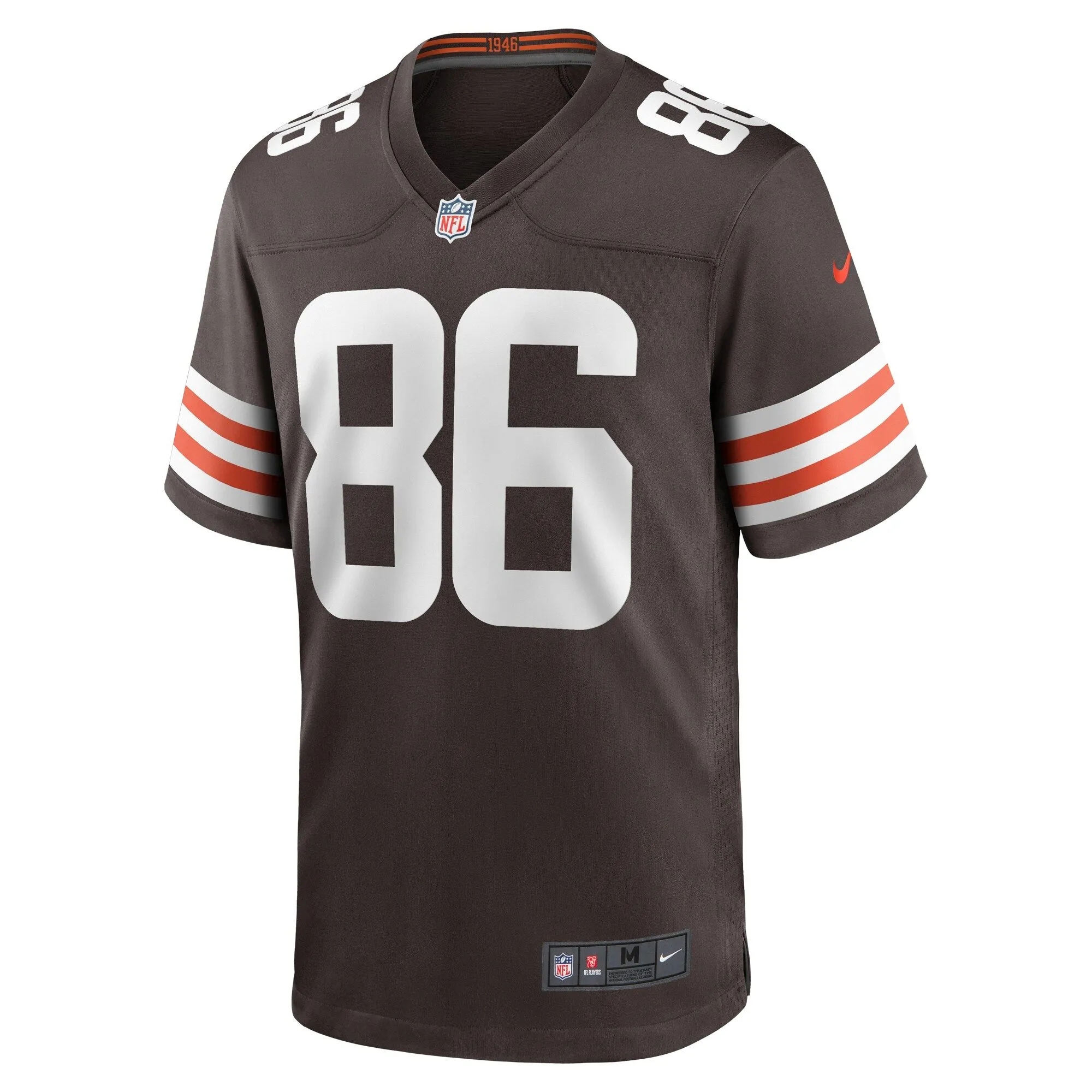 Devin Asiasi Cleveland Browns   Game Jersey -  Brown