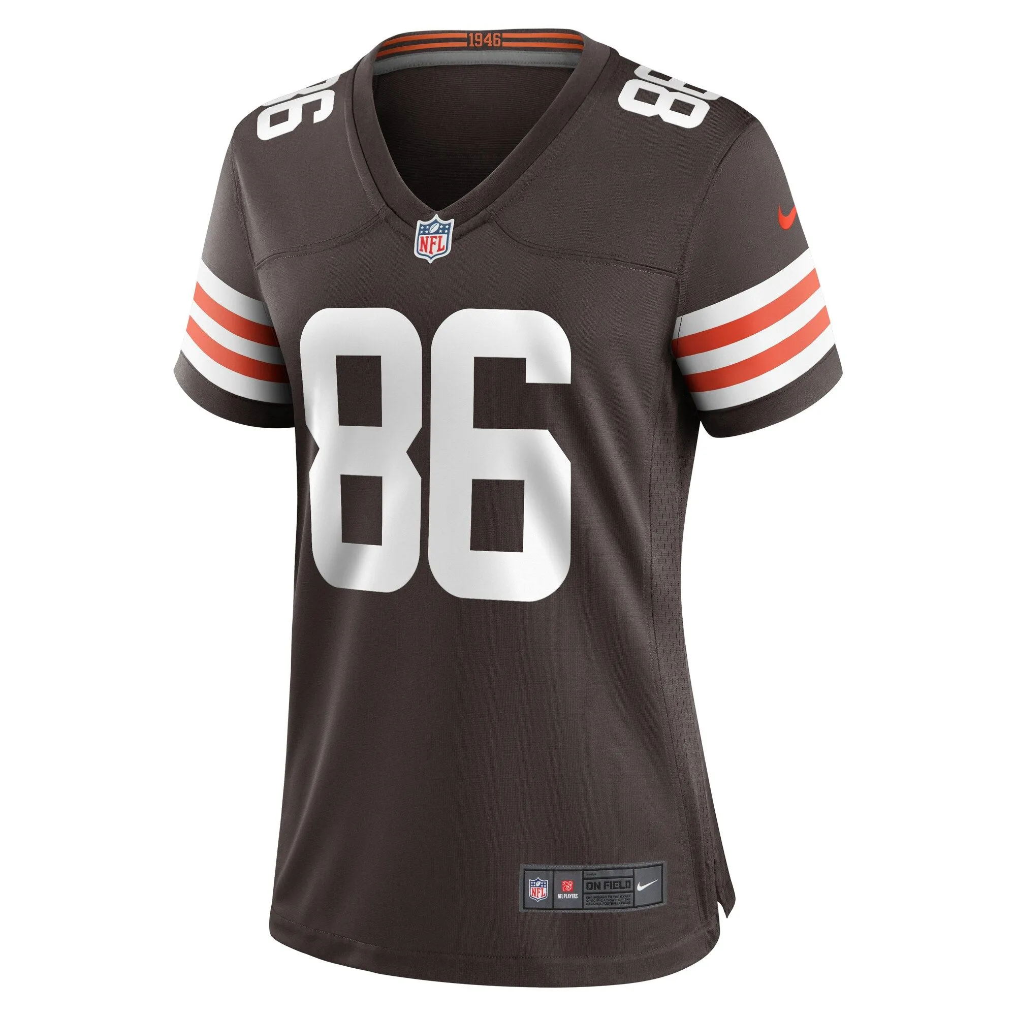 Devin Asiasi Cleveland Browns  Women's  Game Jersey -  Brown