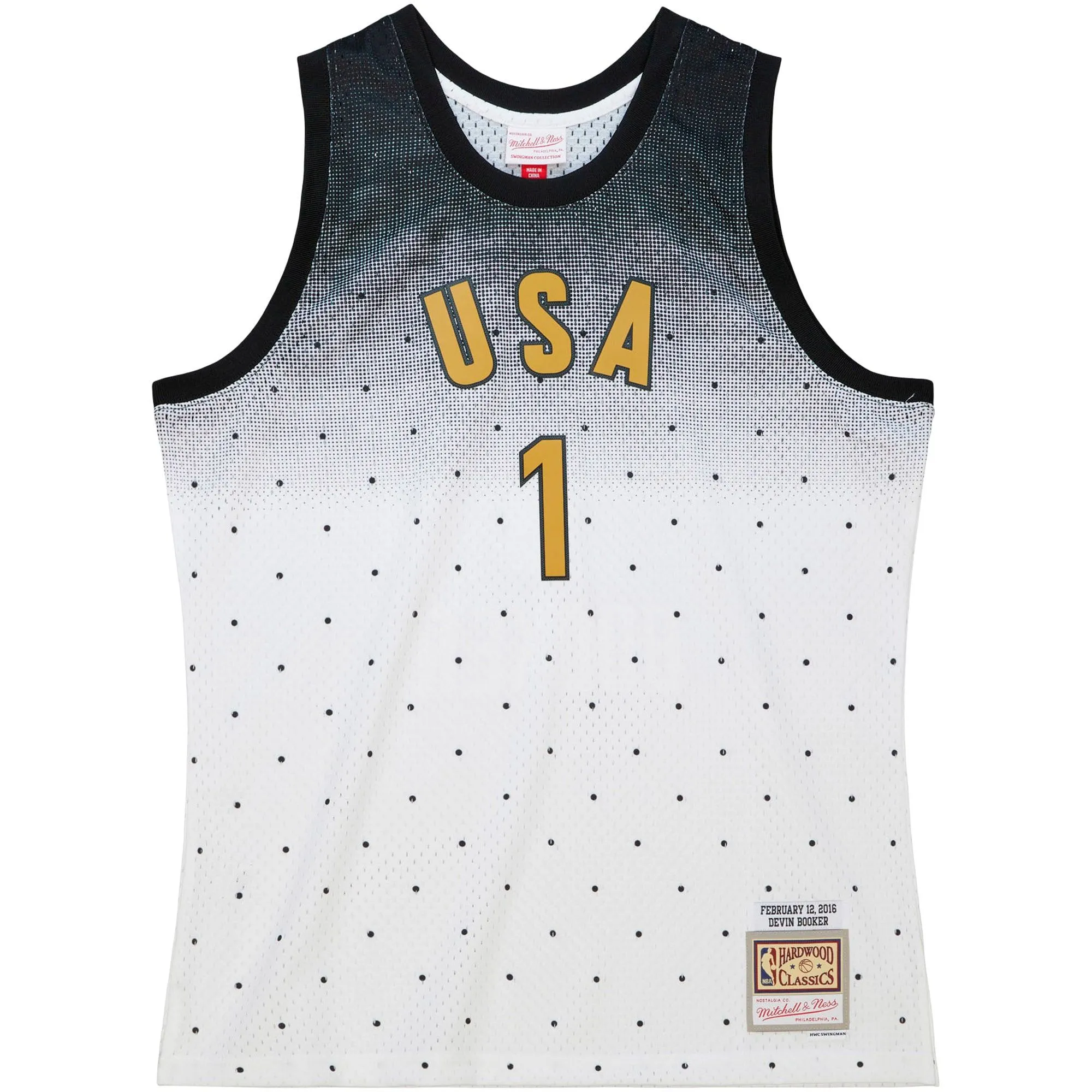 Devin Booker 2016 NBA Rising Stars Challenge Mitchell & Ness Hardwood Classics Swingman Jersey - White