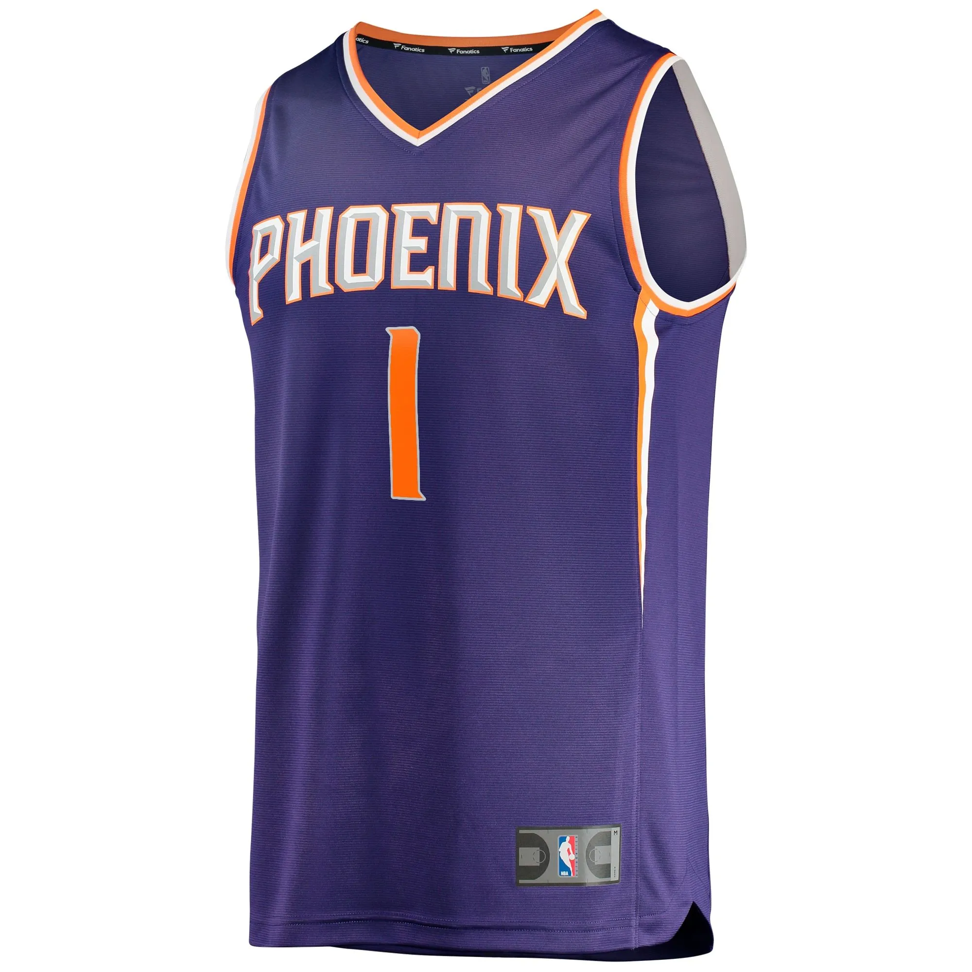 Devin Booker Phoenix Suns Fanatics Branded Big & Tall Fast Break Player Jersey - Purple - Icon Edition