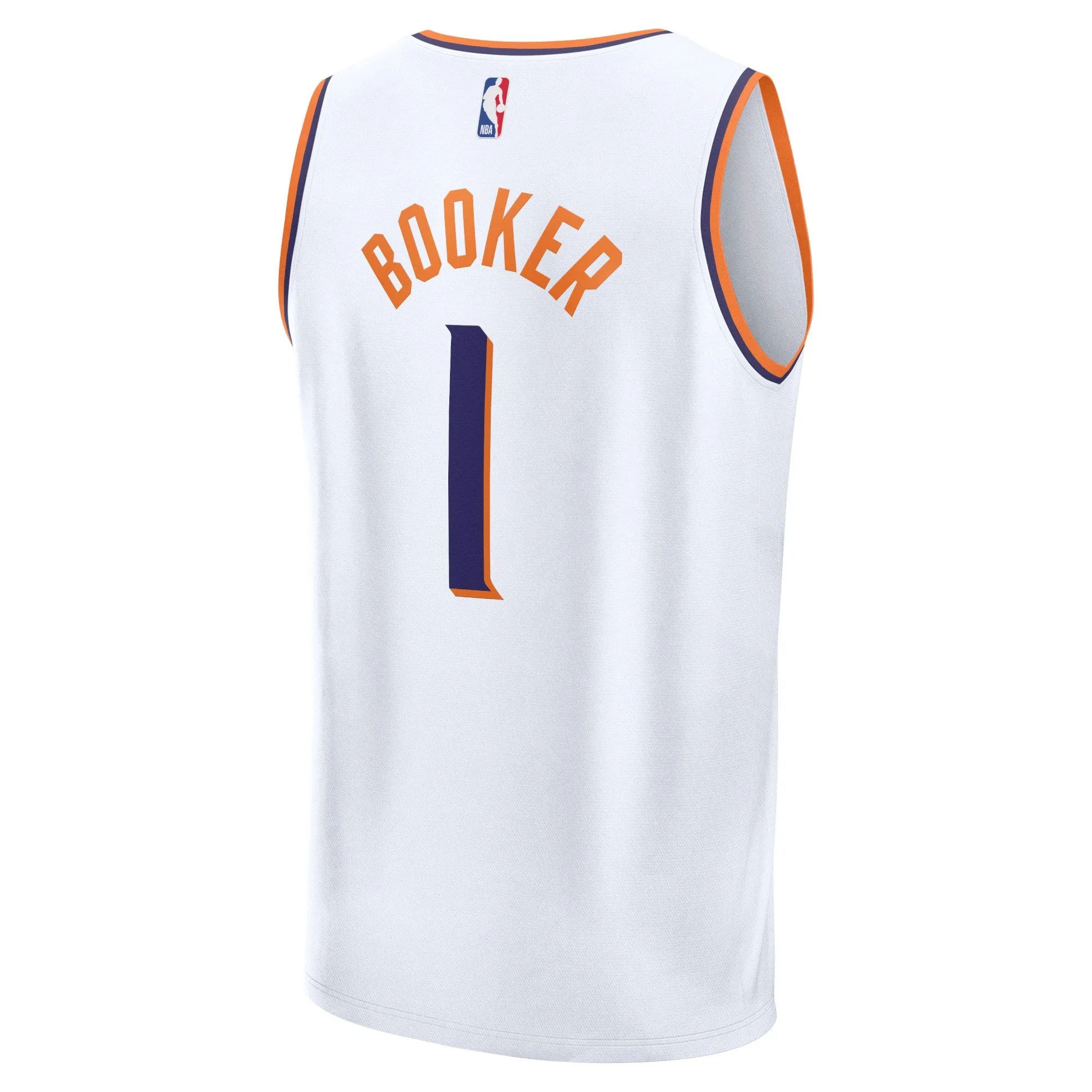 Devin Booker Phoenix Suns Fanatics Branded Fast Break Replica Jersey - Association Edition - White