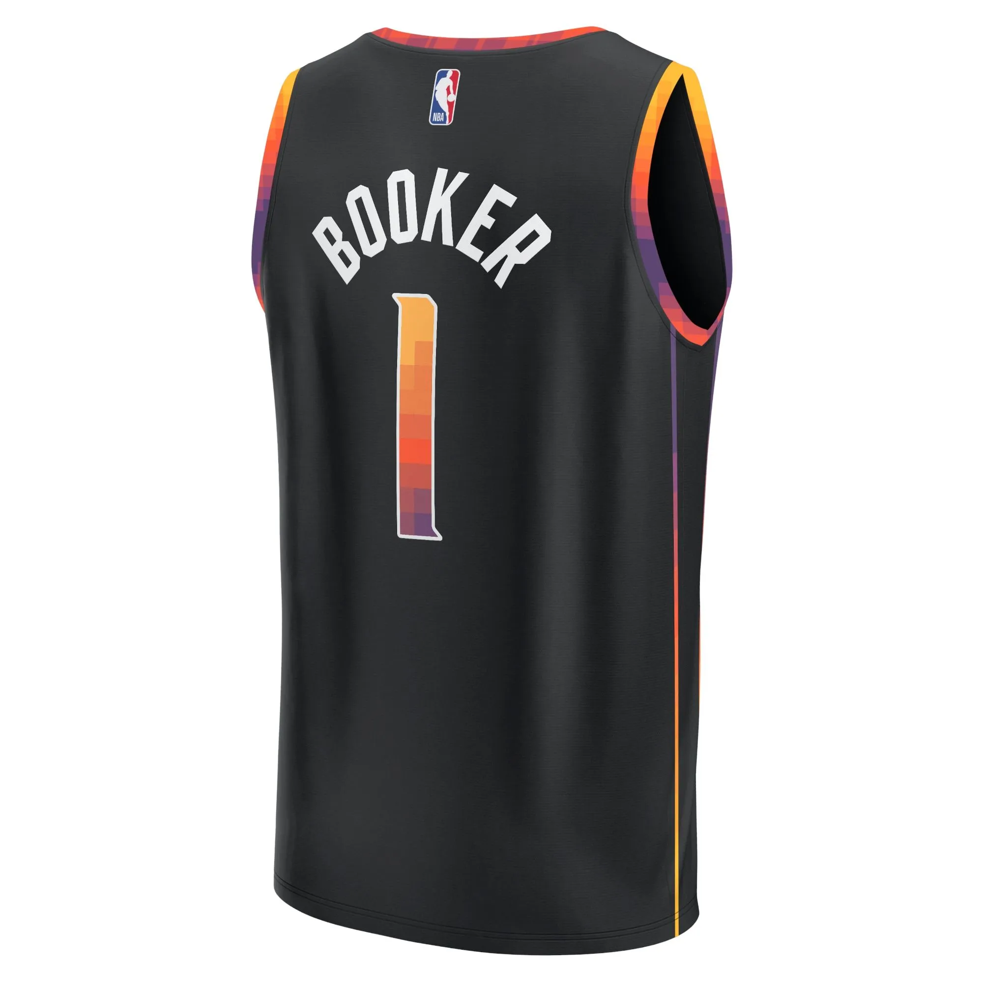 Devin Booker Phoenix Suns Fanatics Branded Fast Break Replica Player Jersey - Statement Edition - Black