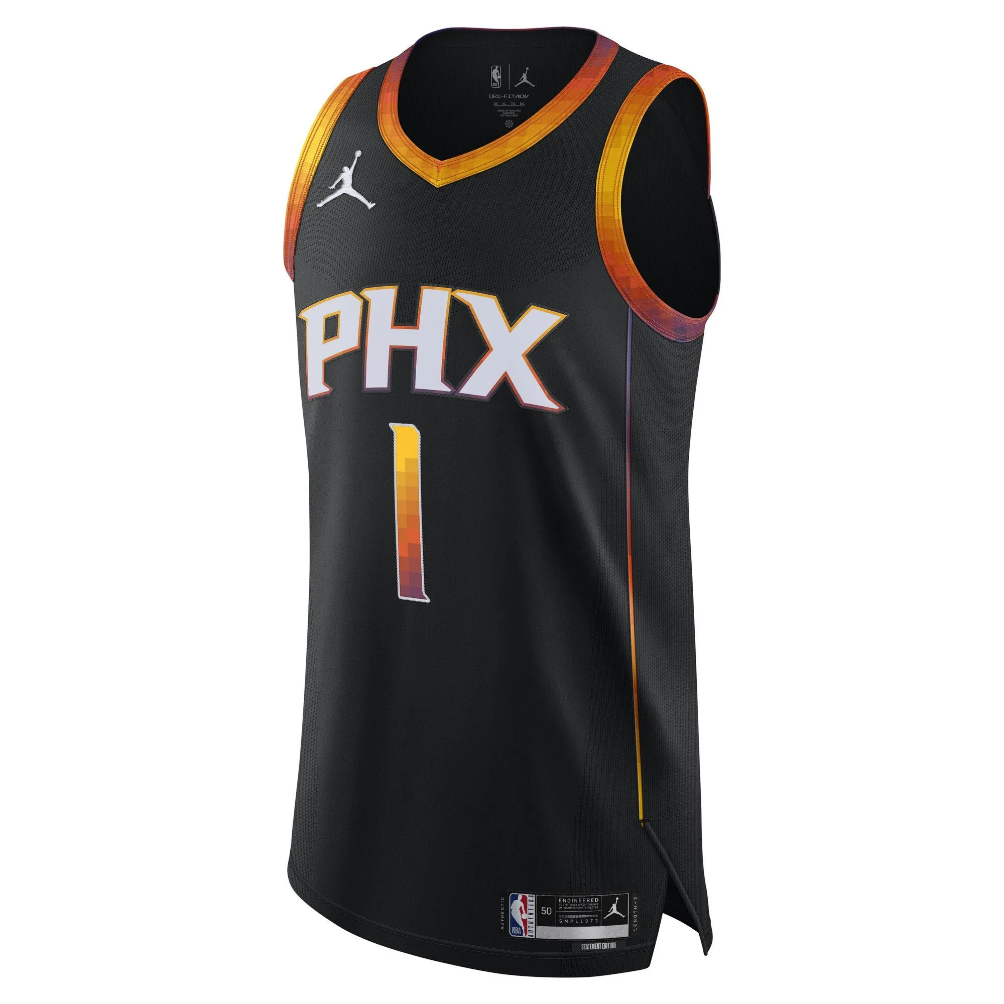 Devin Booker Phoenix Suns Jordan Brand  Player Jersey - Statement Edition - Black