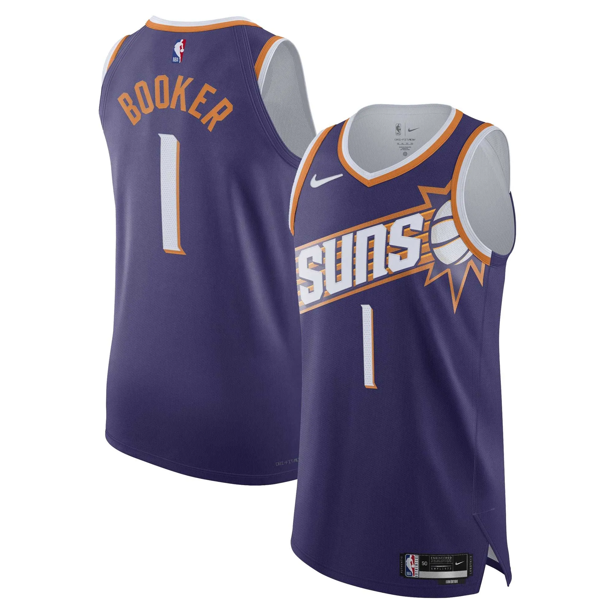 Devin Booker Phoenix Suns   Jersey - Icon Edition - Purple