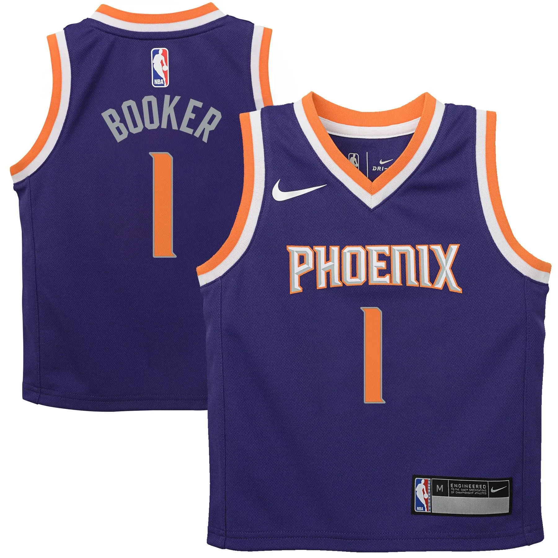 Devin Booker Phoenix Suns  Preschool Replica Jersey Purple - Icon Edition