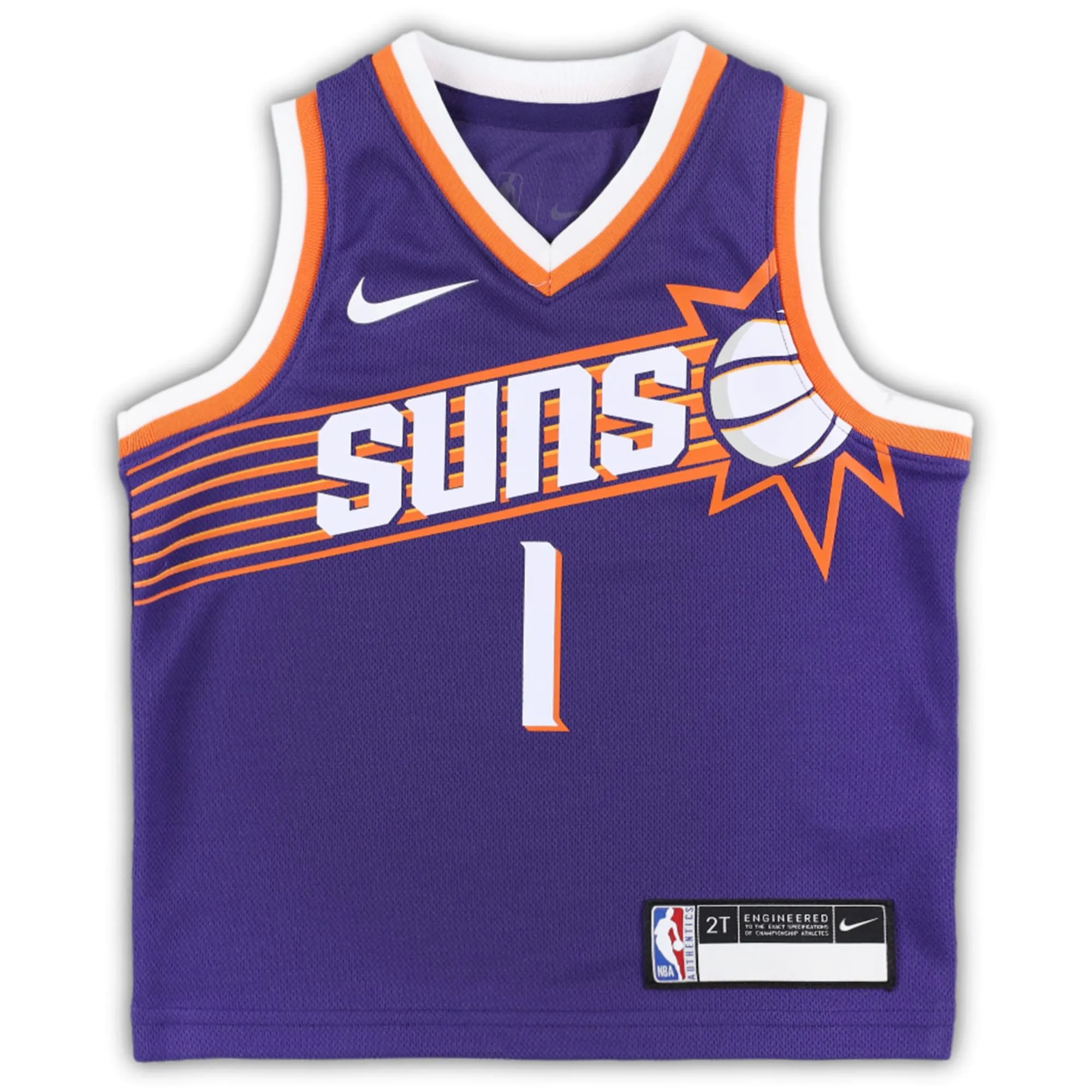 Devin Booker Phoenix Suns  Toddler Swingman Player Jersey - Icon Edition - Purple