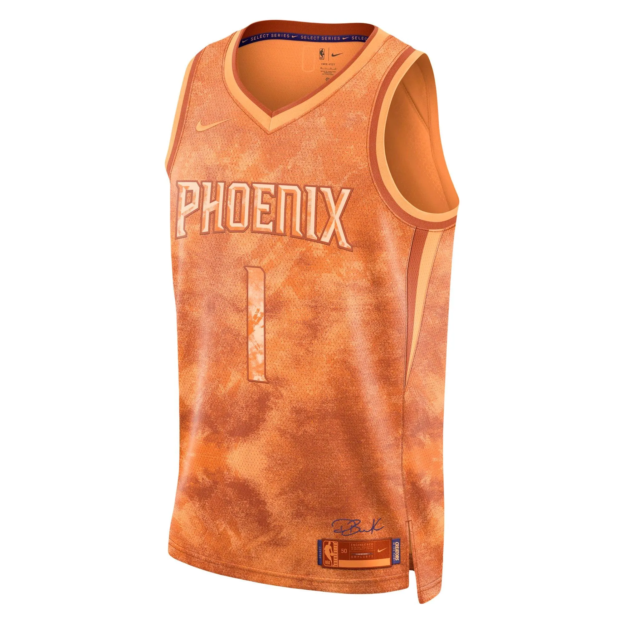 Devin Booker Phoenix Suns  Unisex Select Series Swingman Jersey - Orange