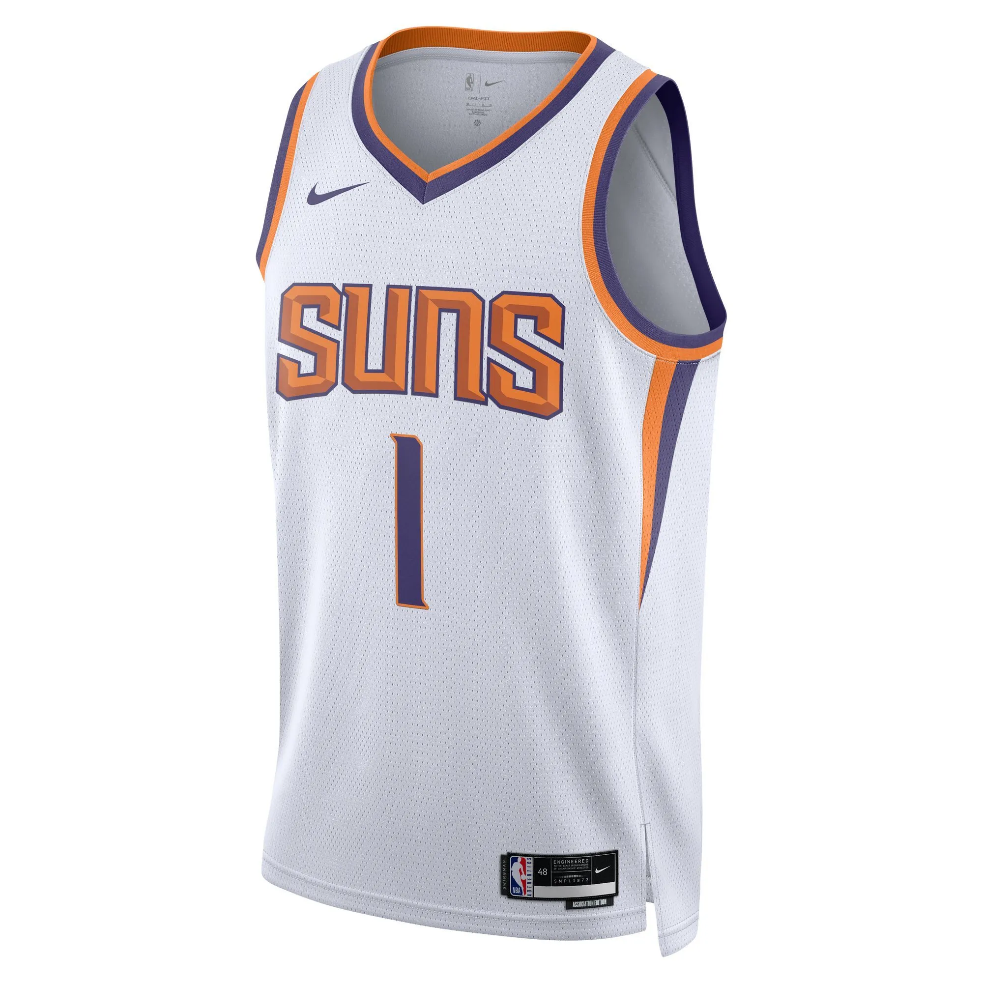 Devin Booker Phoenix Suns  Unisex Swingman Jersey - Association Edition - White